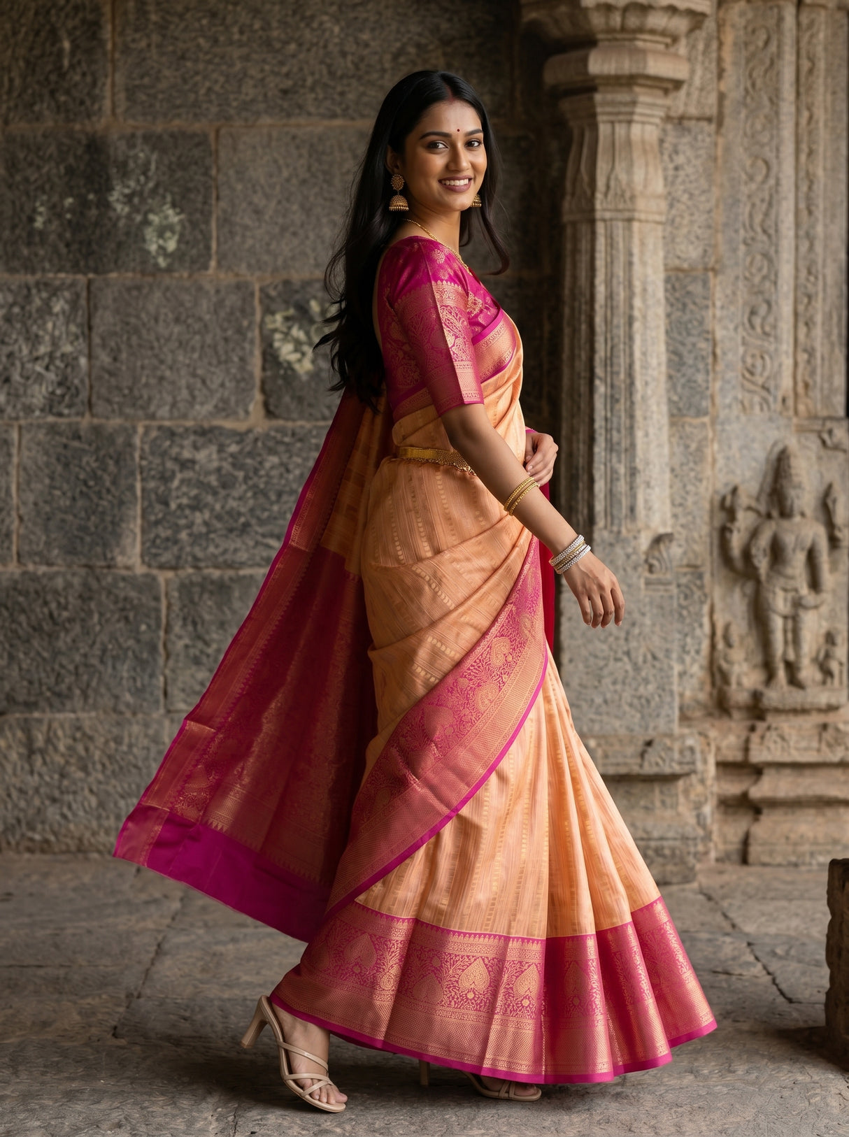MIMOSA Saree Saree — pose 9 styling detail