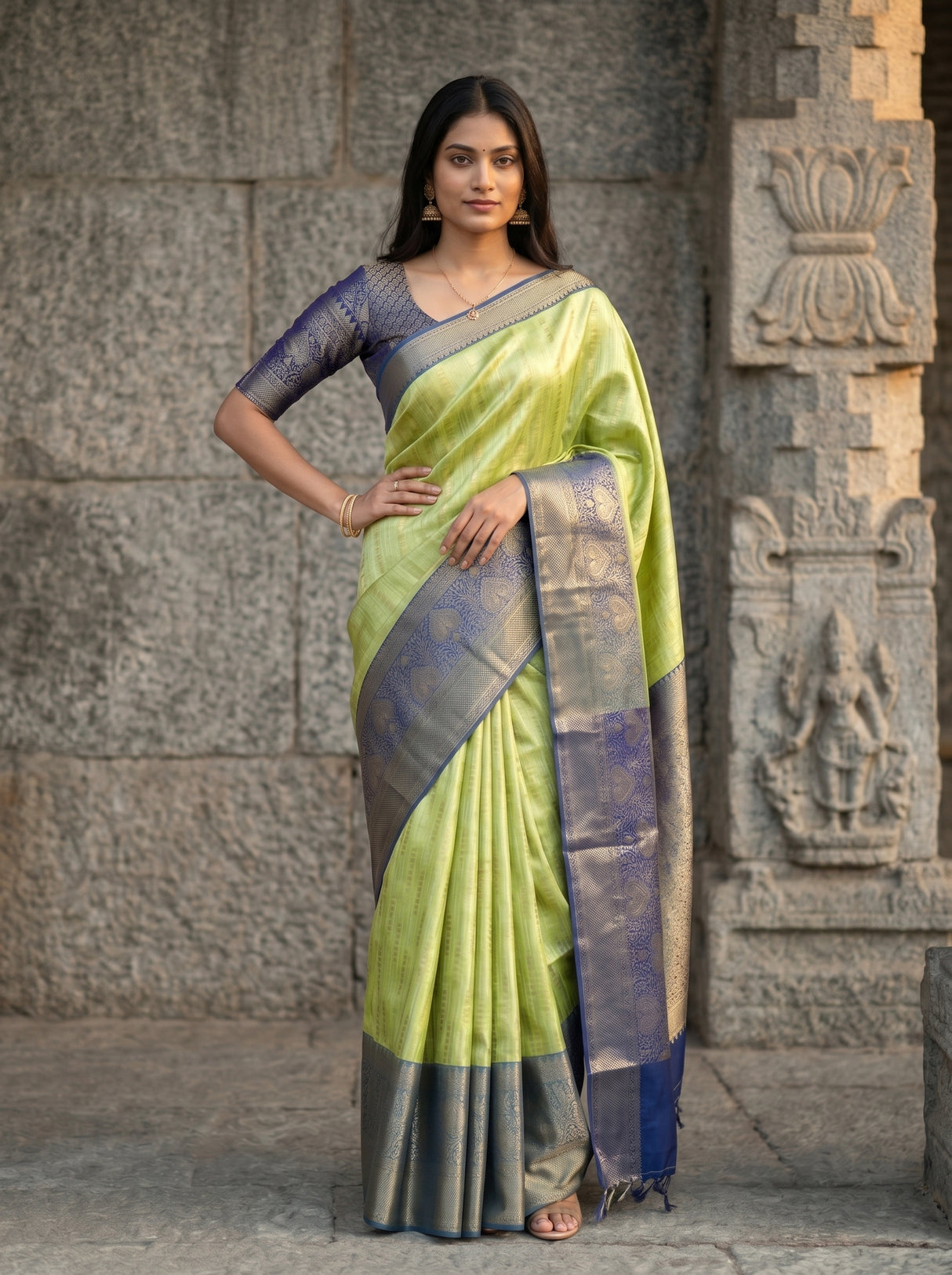 MIMOSA Saree Saree — pose 4 styling detail