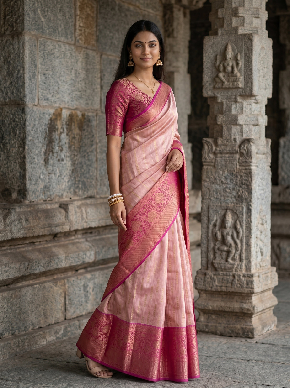 MIMOSA Saree Saree — pose 5 styling detail