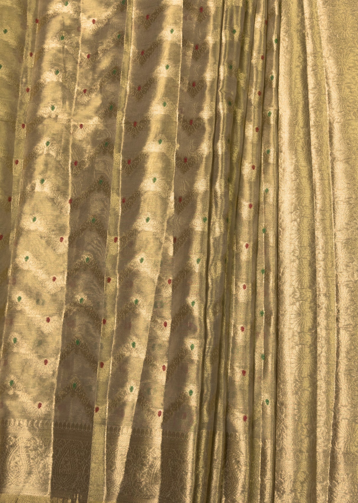 MIMOSA Chikoo Kanjivaram Art Silk Saree — fleets shot full lifestyle