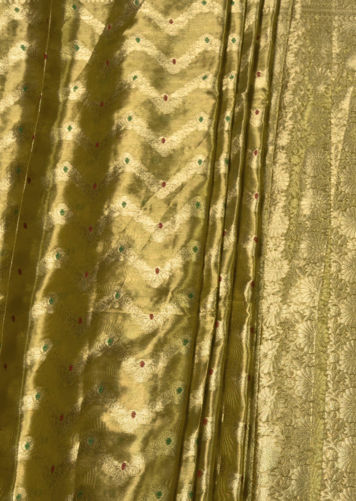 MIMOSA Mustard Kanjivaram Art Silk Saree — fleets shot full lifestyle
