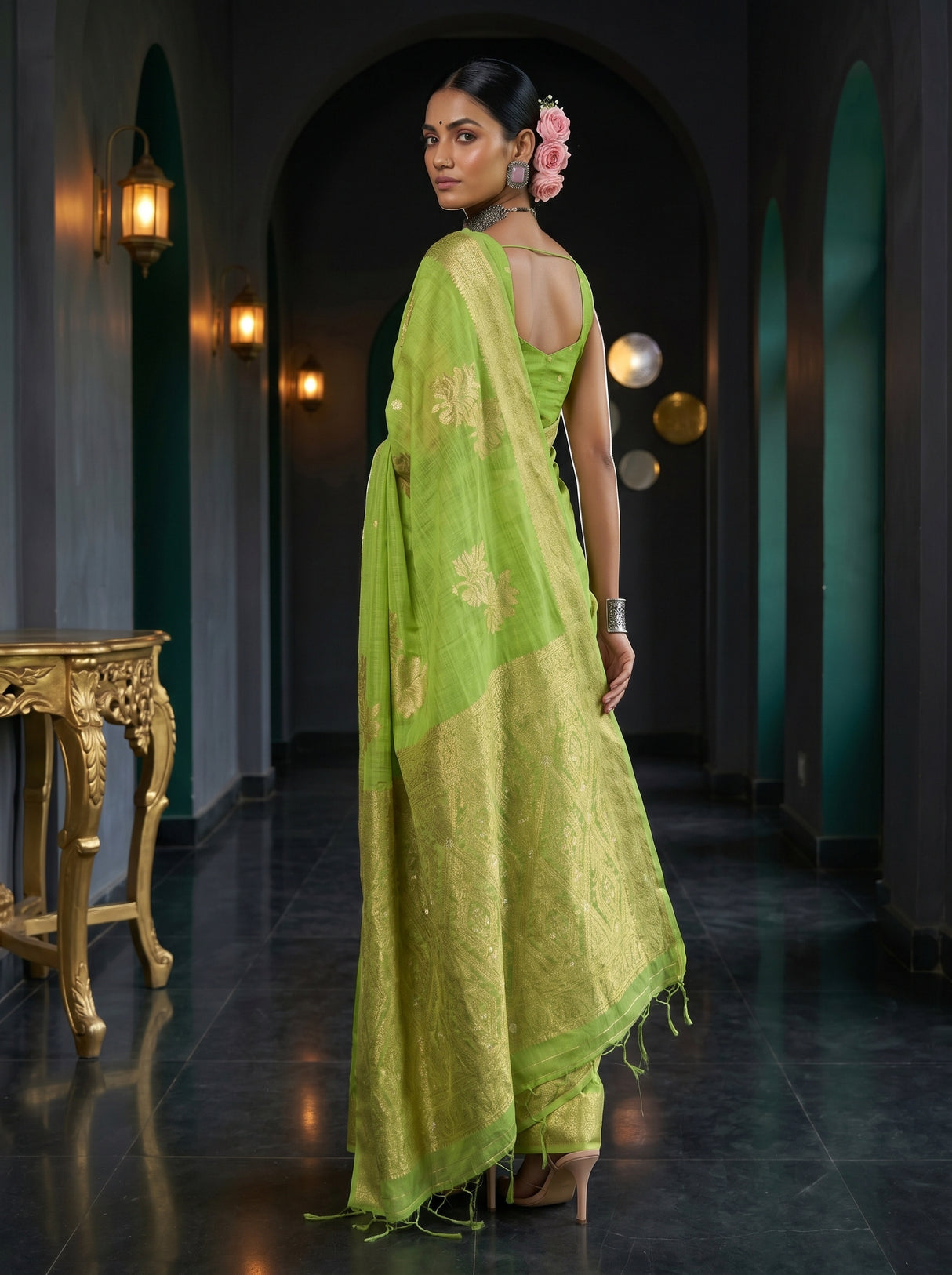 MIMOSA Saree Saree — pose 7 styling detail