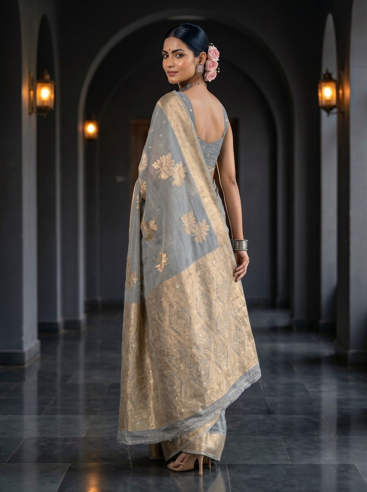 MIMOSA Saree Saree — pose 7 styling detail