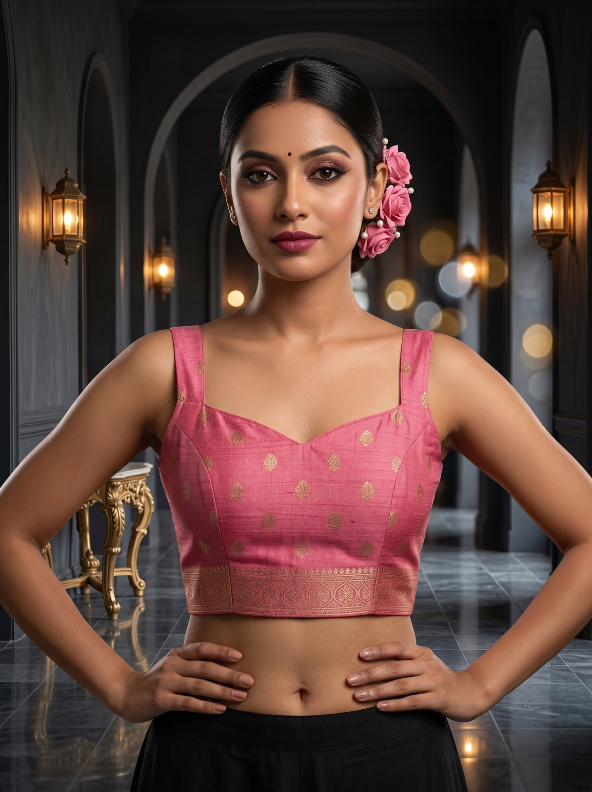 MIMOSA Saree Saree — blouse close-up
