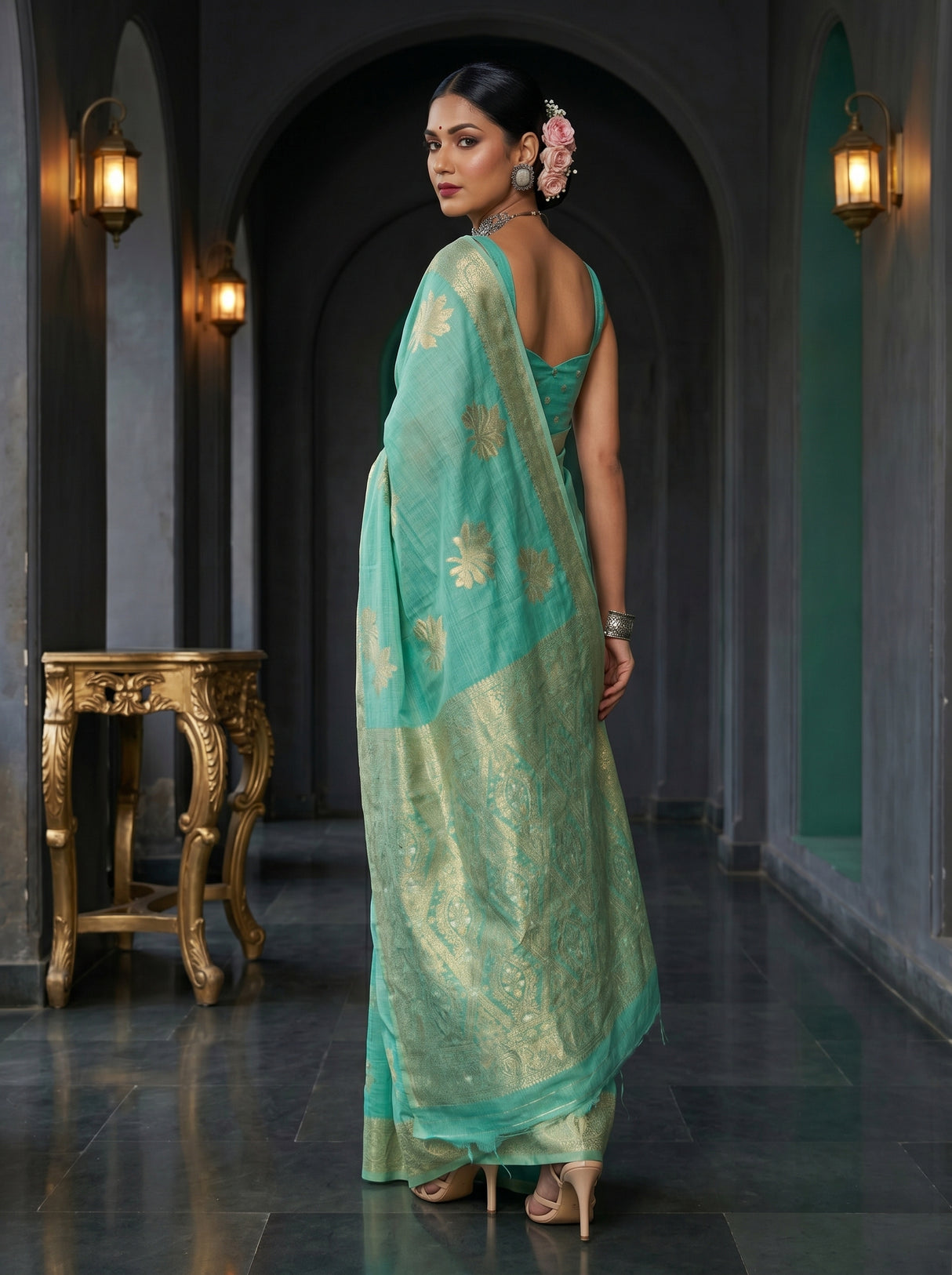 MIMOSA Saree Saree — pose 7 styling detail