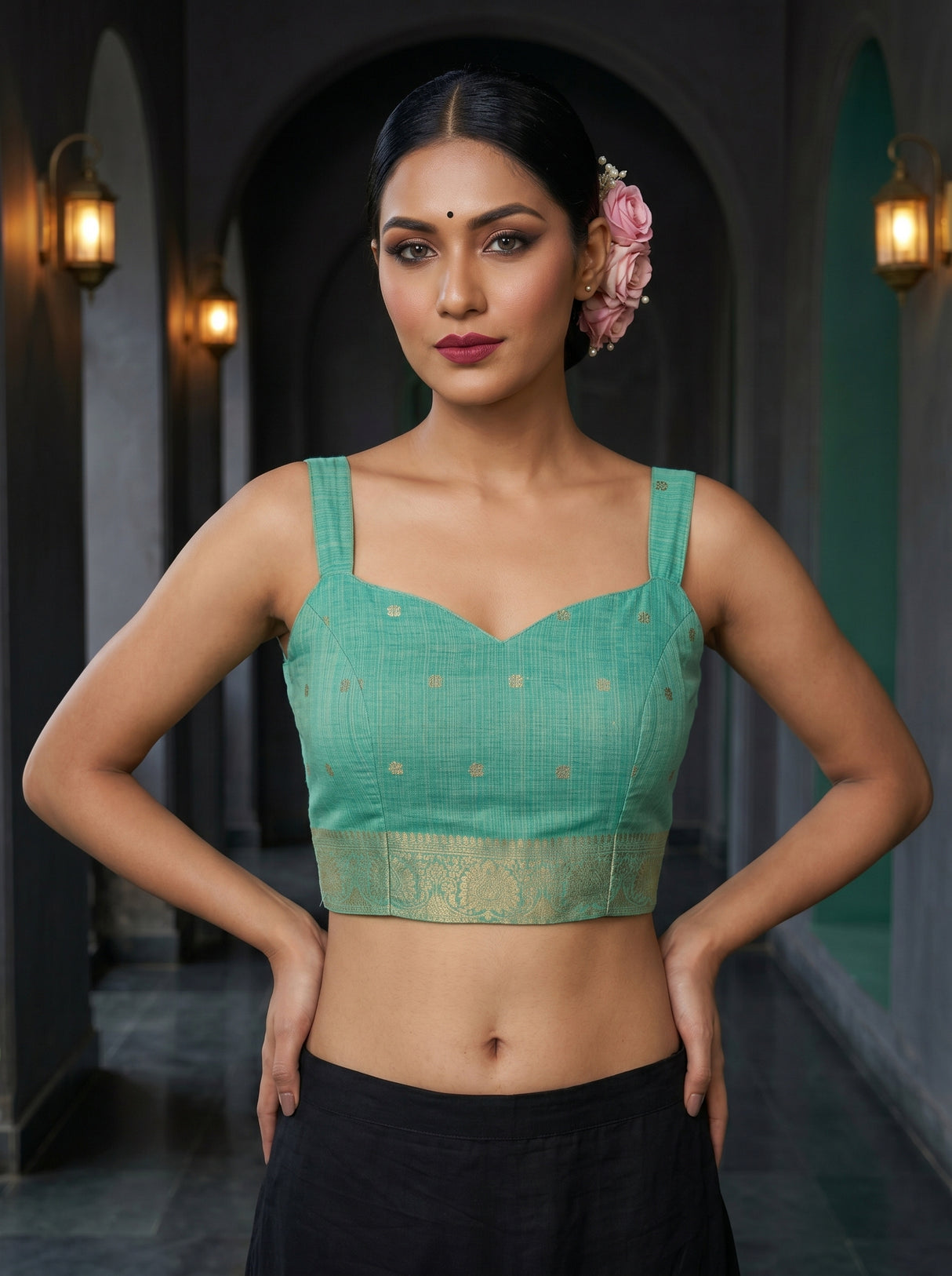 MIMOSA Saree Saree — blouse close-up