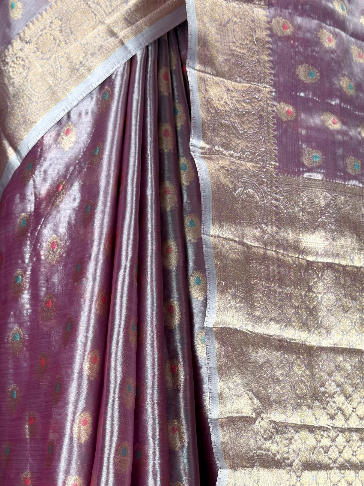MIMOSA Wine Banarasi Art Silk Saree — fleets shot full lifestyle