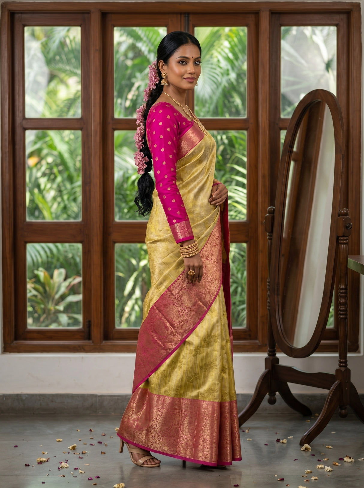 MIMOSA Saree Saree — pose 5 styling detail
