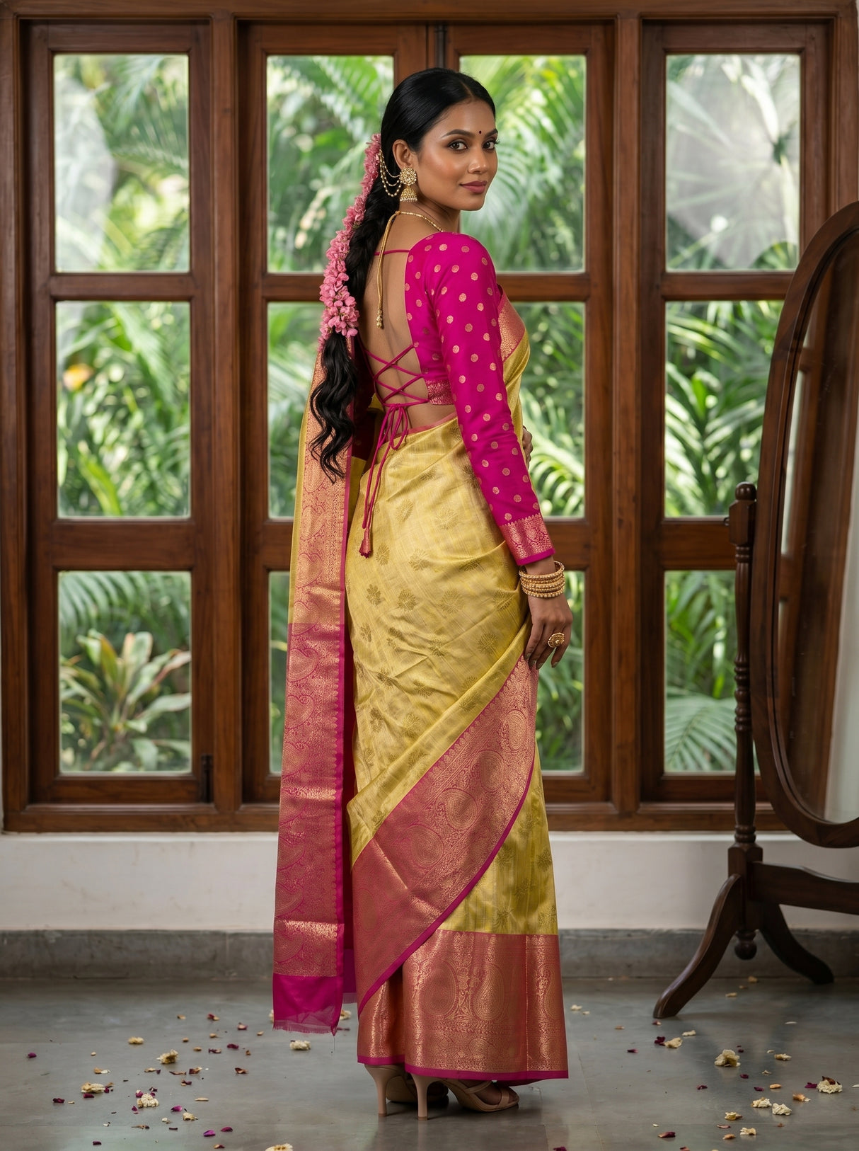 MIMOSA Saree Saree — pose 7 styling detail