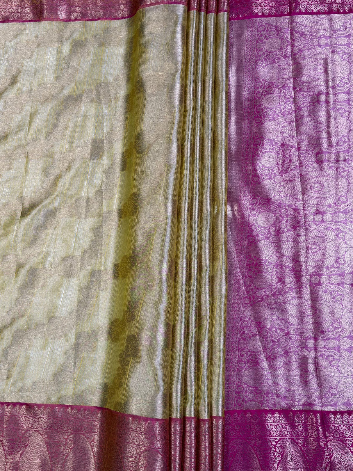 MIMOSA Saree Saree — pallu and zari work detail