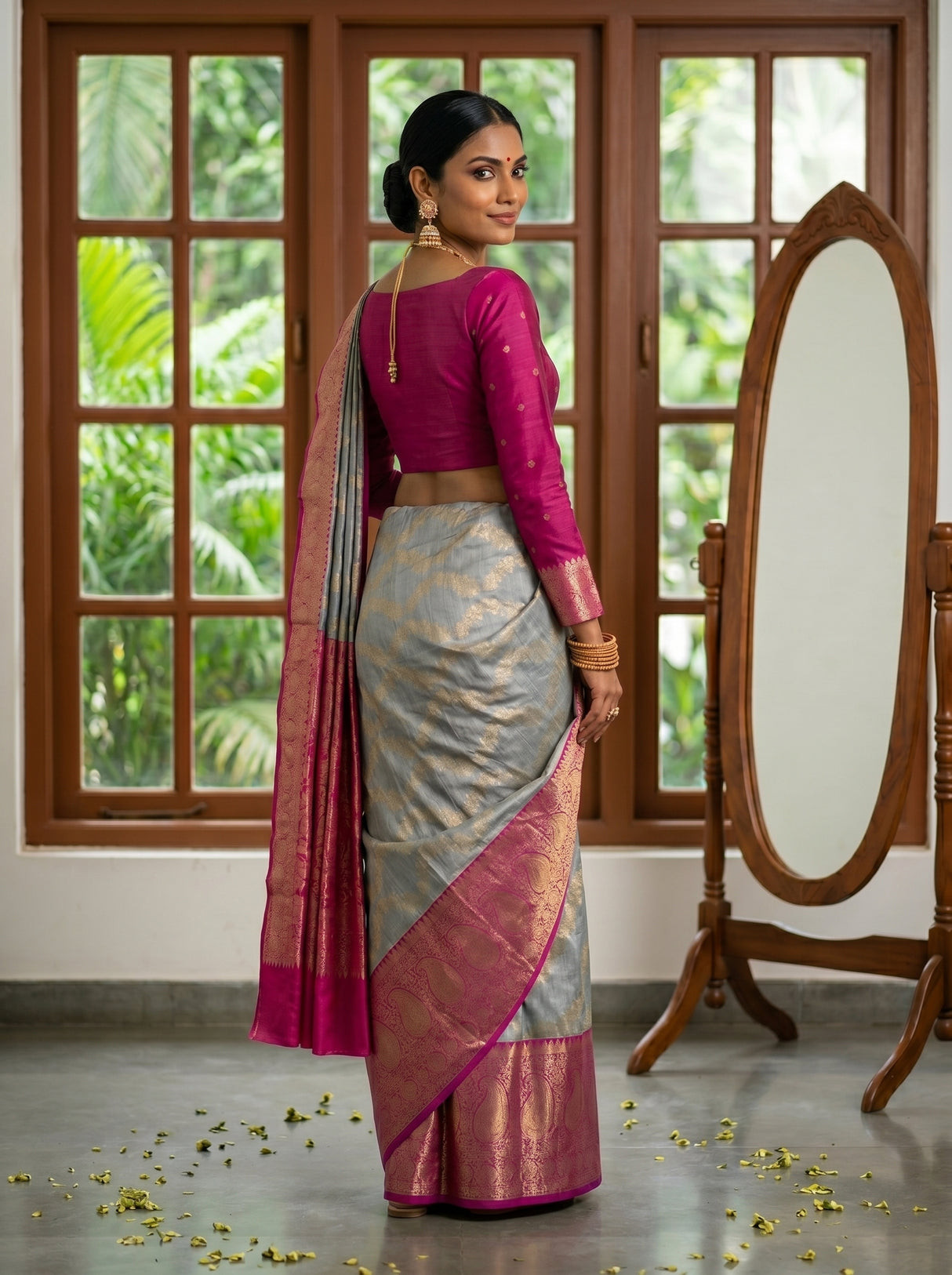 MIMOSA Saree Saree — pose 7 styling detail