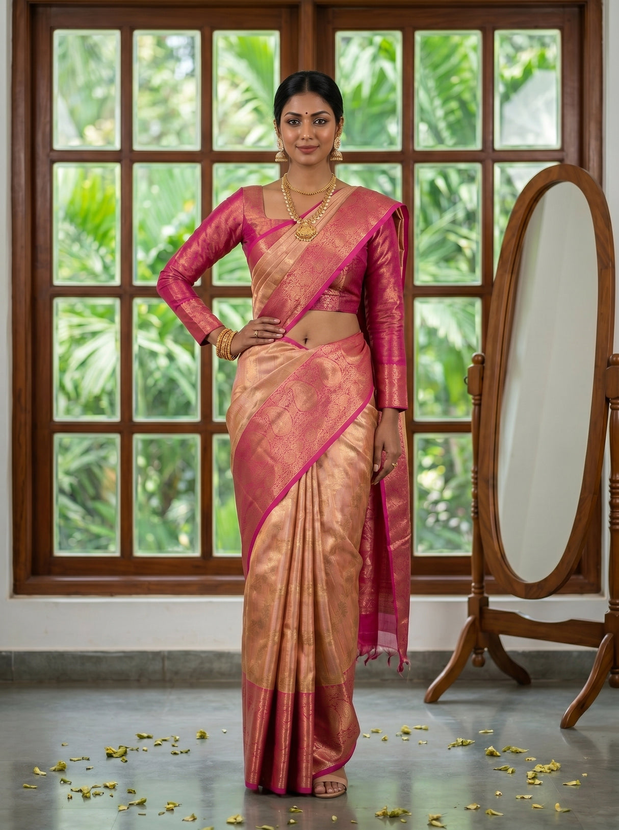 MIMOSA Saree Saree — pose 4 styling detail
