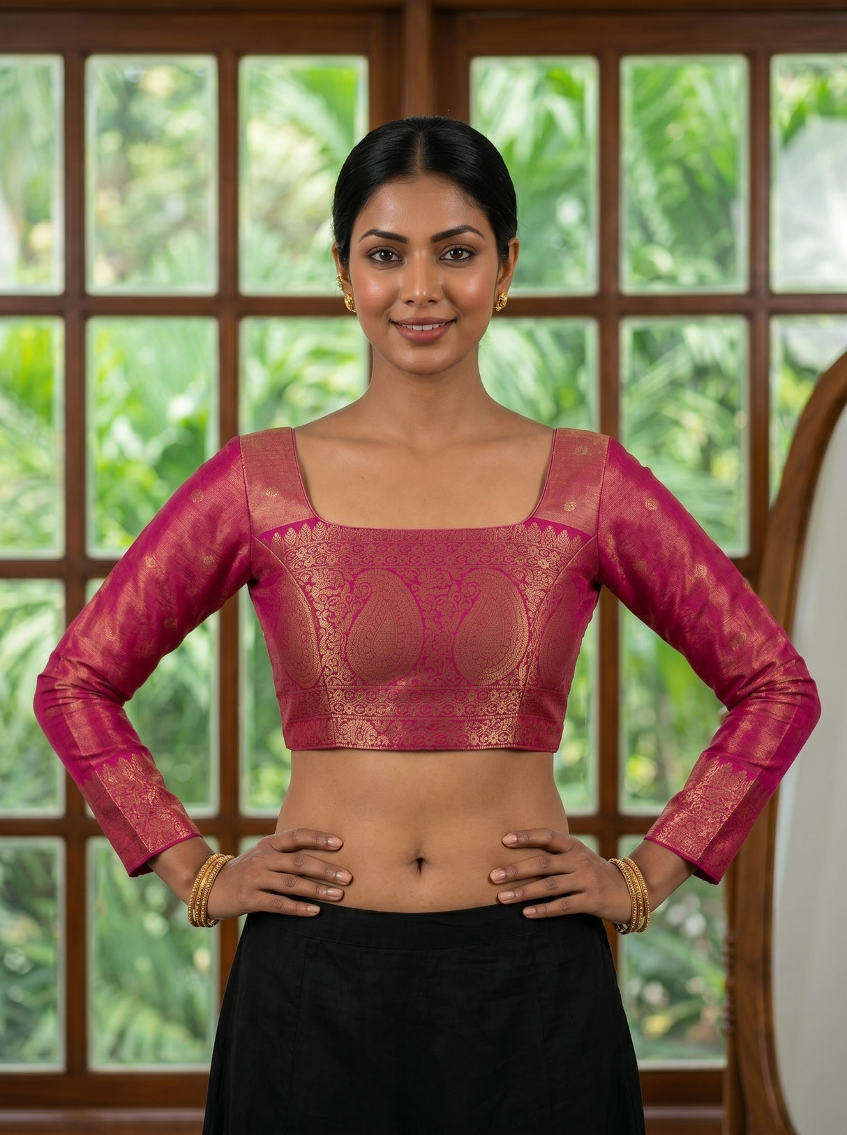 MIMOSA Saree Saree — blouse close-up
