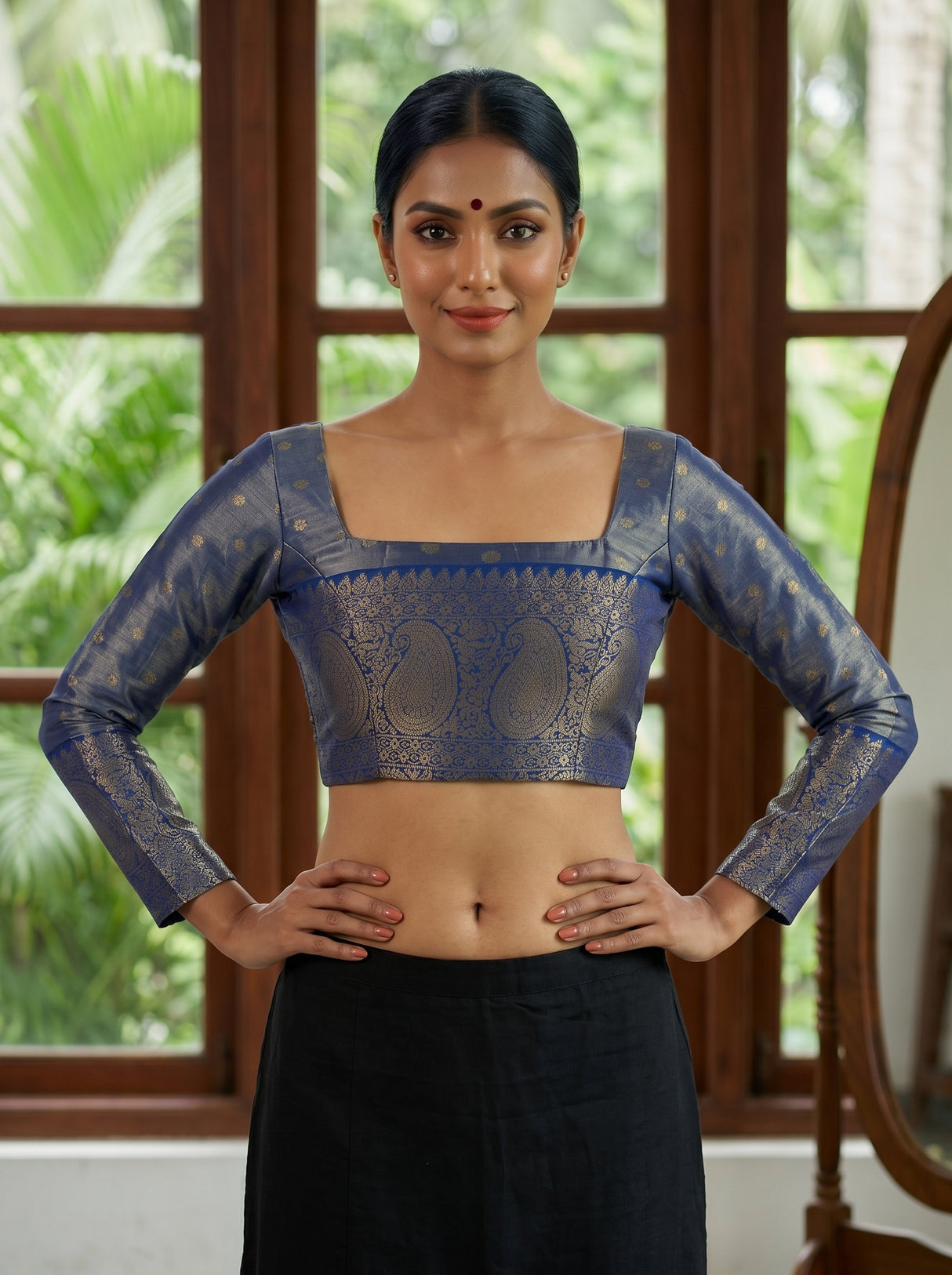 MIMOSA Saree Saree — blouse close-up