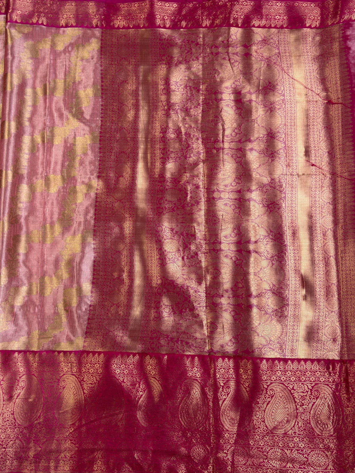 MIMOSA Saree Saree — pallu and zari work detail