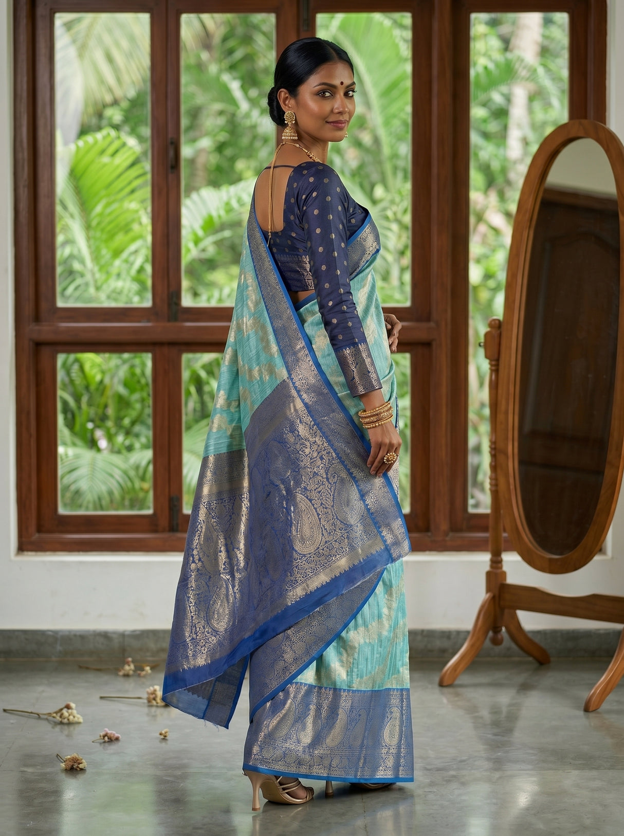MIMOSA Saree Saree — pose 9 styling detail