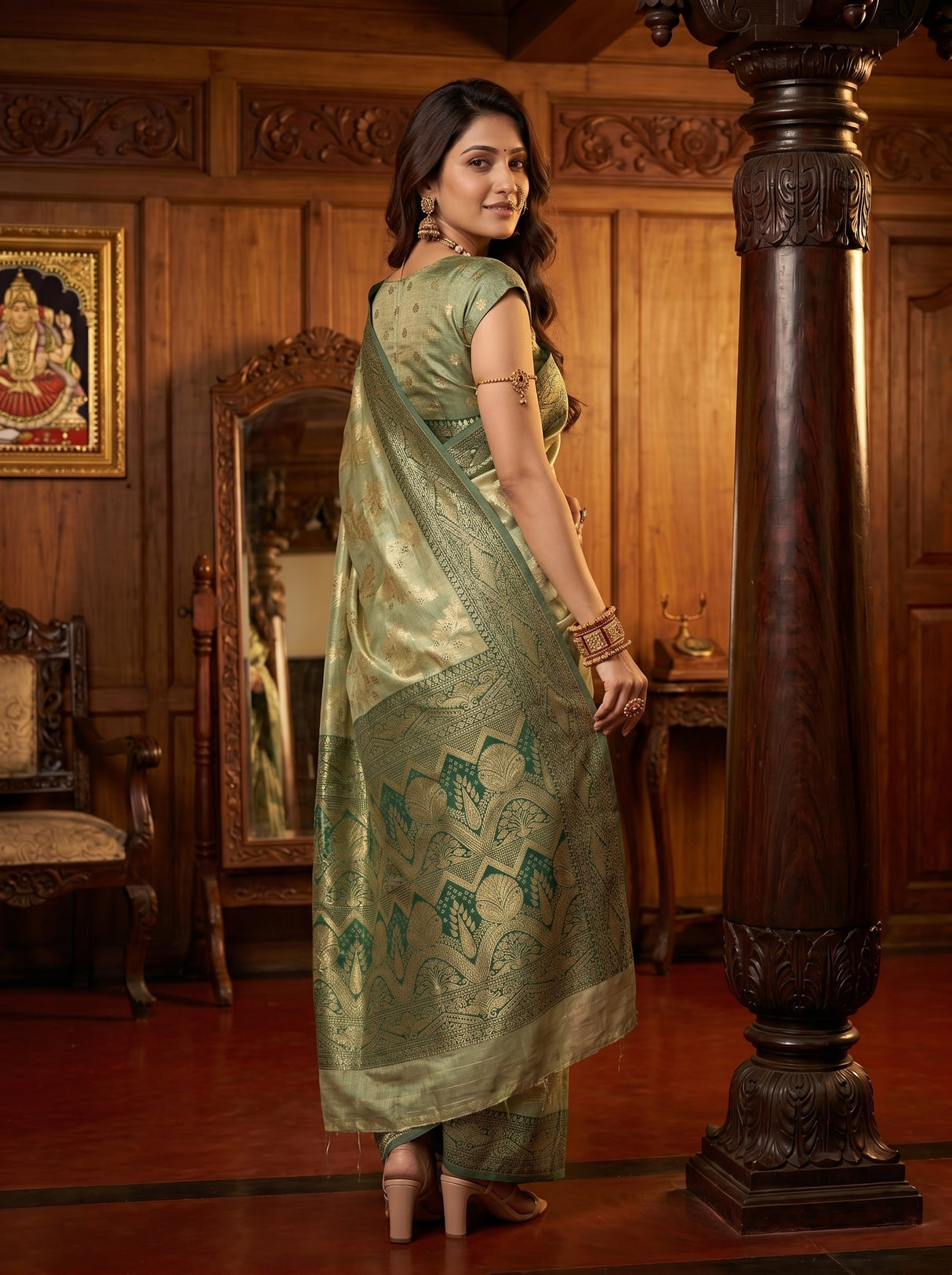 MIMOSA Saree Saree — pose 7 styling detail