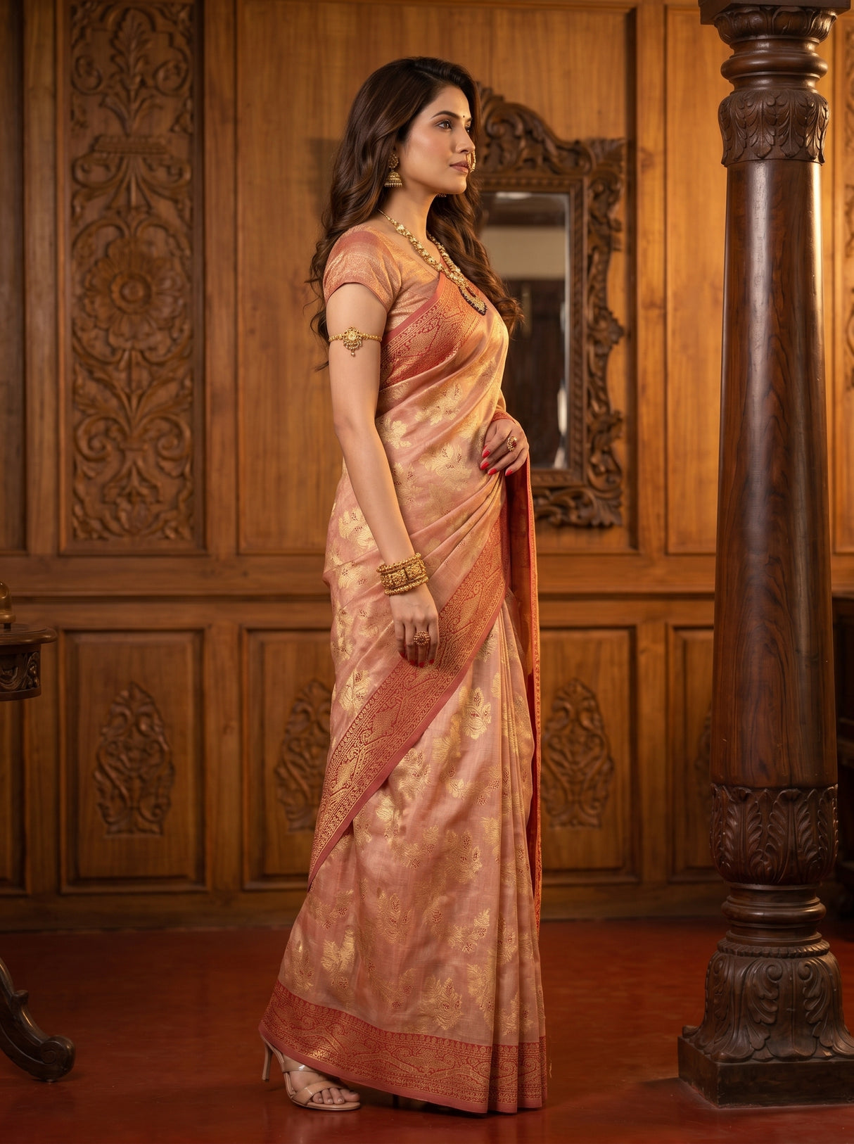 MIMOSA Saree Saree — pose 3 styling detail