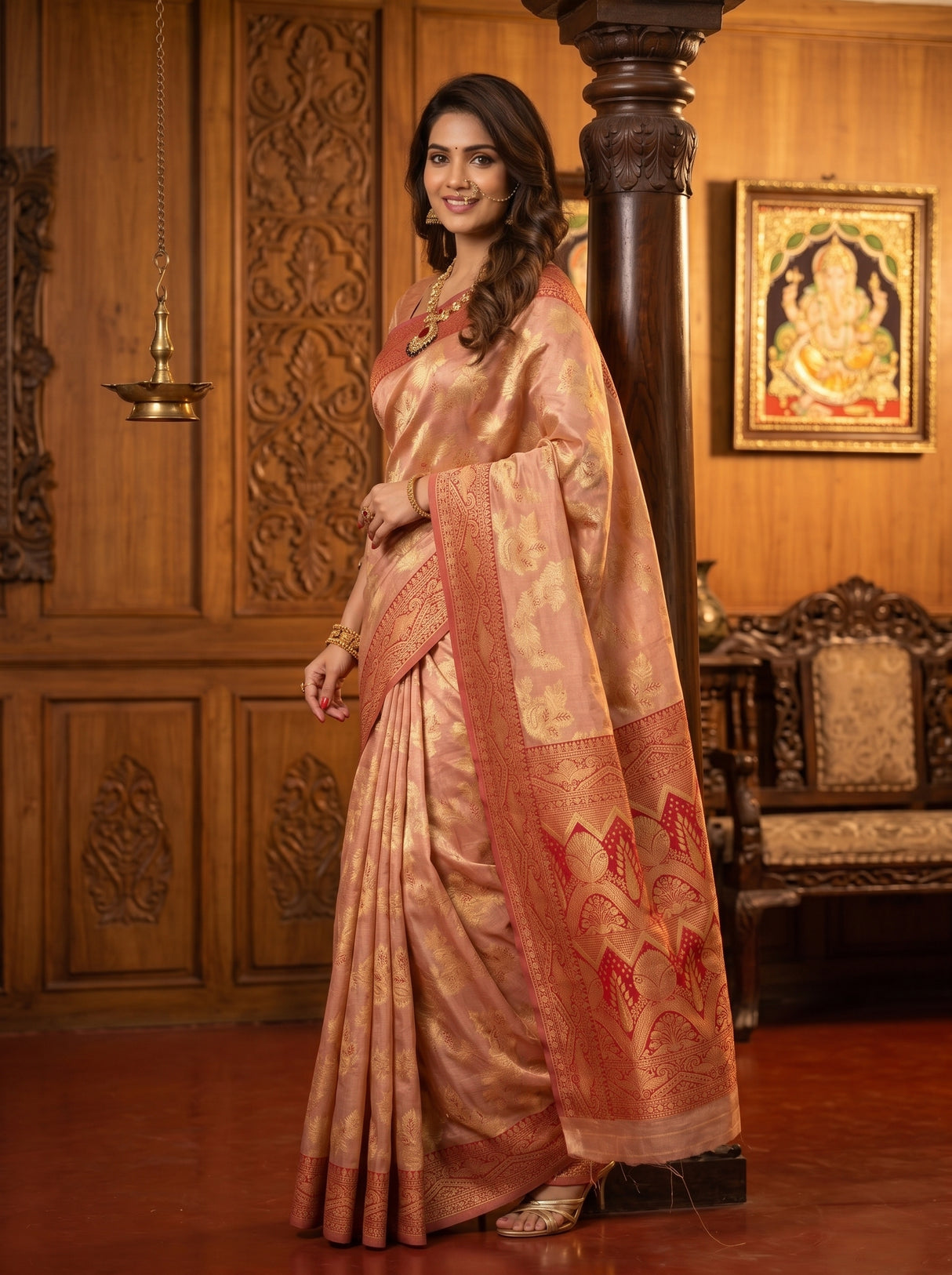 MIMOSA Saree Saree — pose 5 styling detail