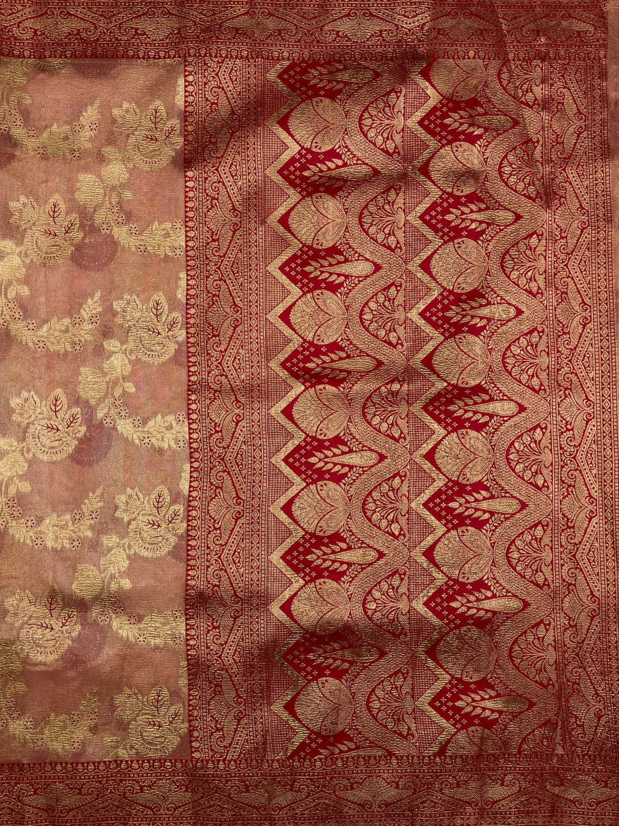 MIMOSA Saree Saree — pallu and zari work detail