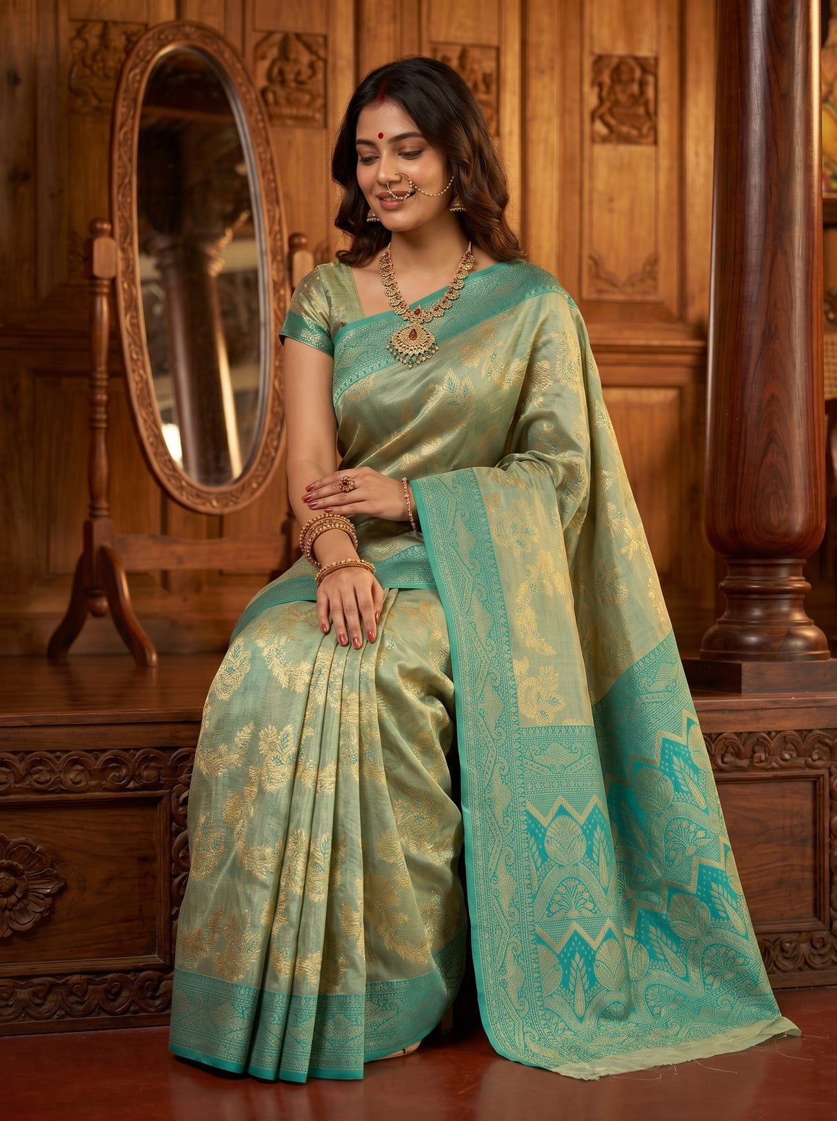 MIMOSA Saree Saree — pose 8 styling detail