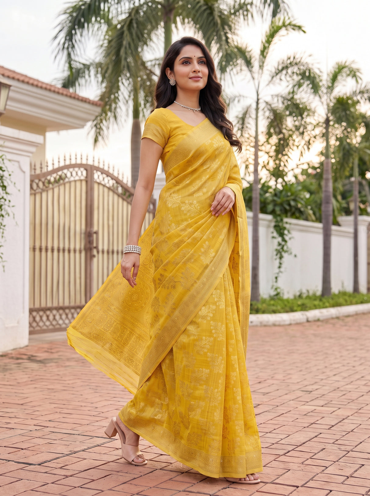 MIMOSA Saree Saree — pose 5 styling detail