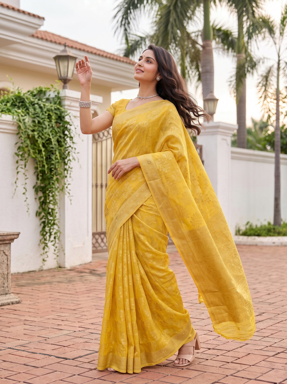MIMOSA Saree Saree — pose 9 styling detail
