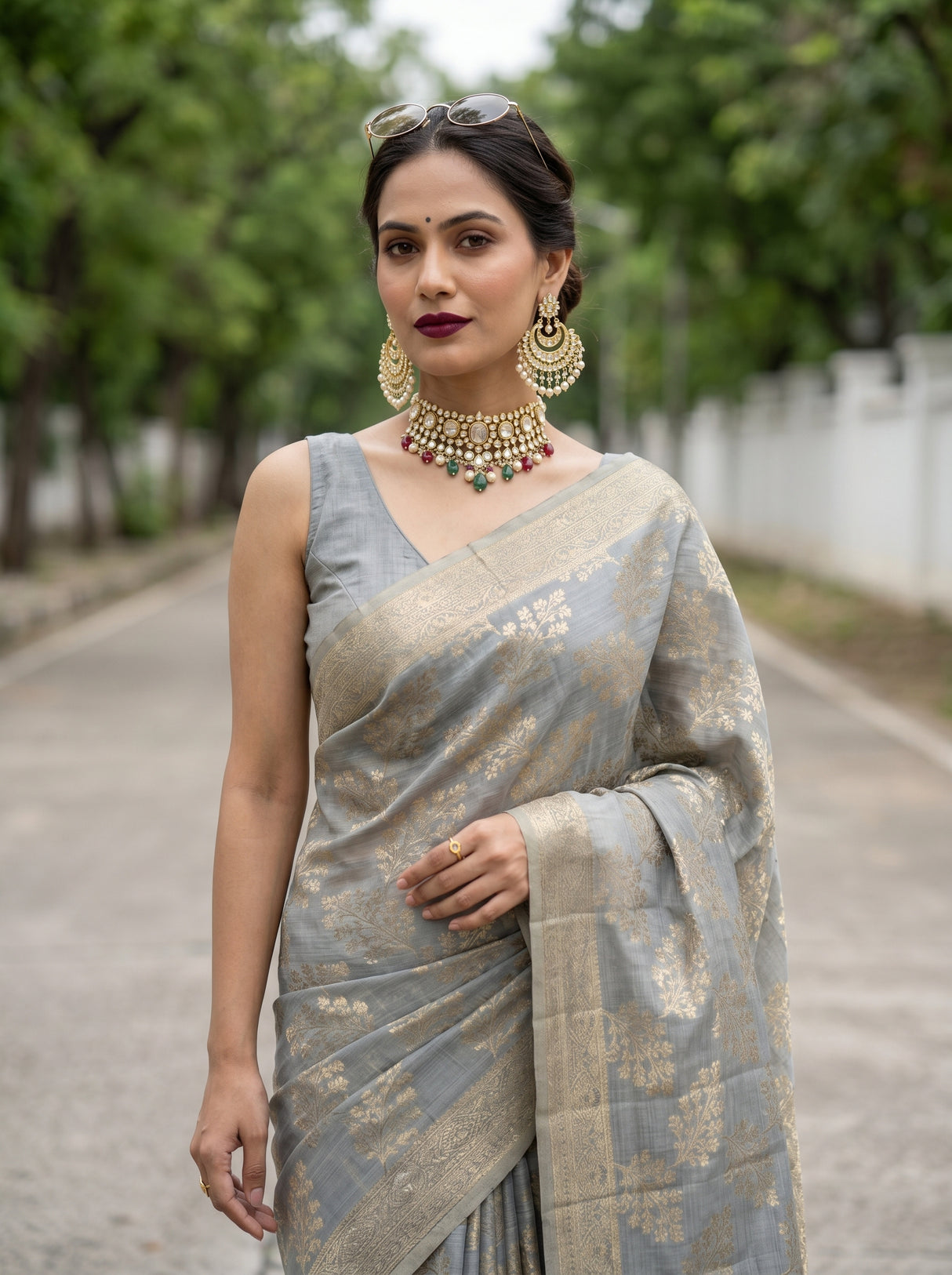 MIMOSA Saree Saree β pose 10 styling detail