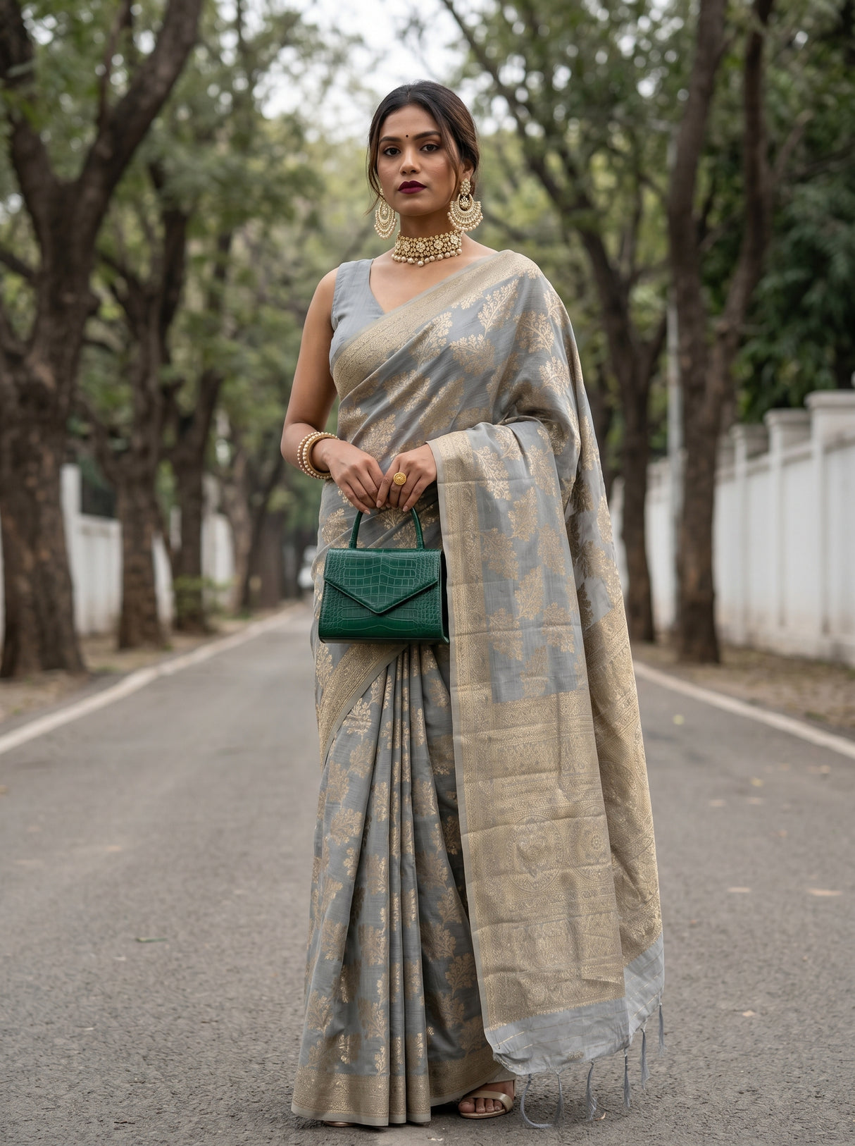 MIMOSA Saree Saree β pose 5 styling detail