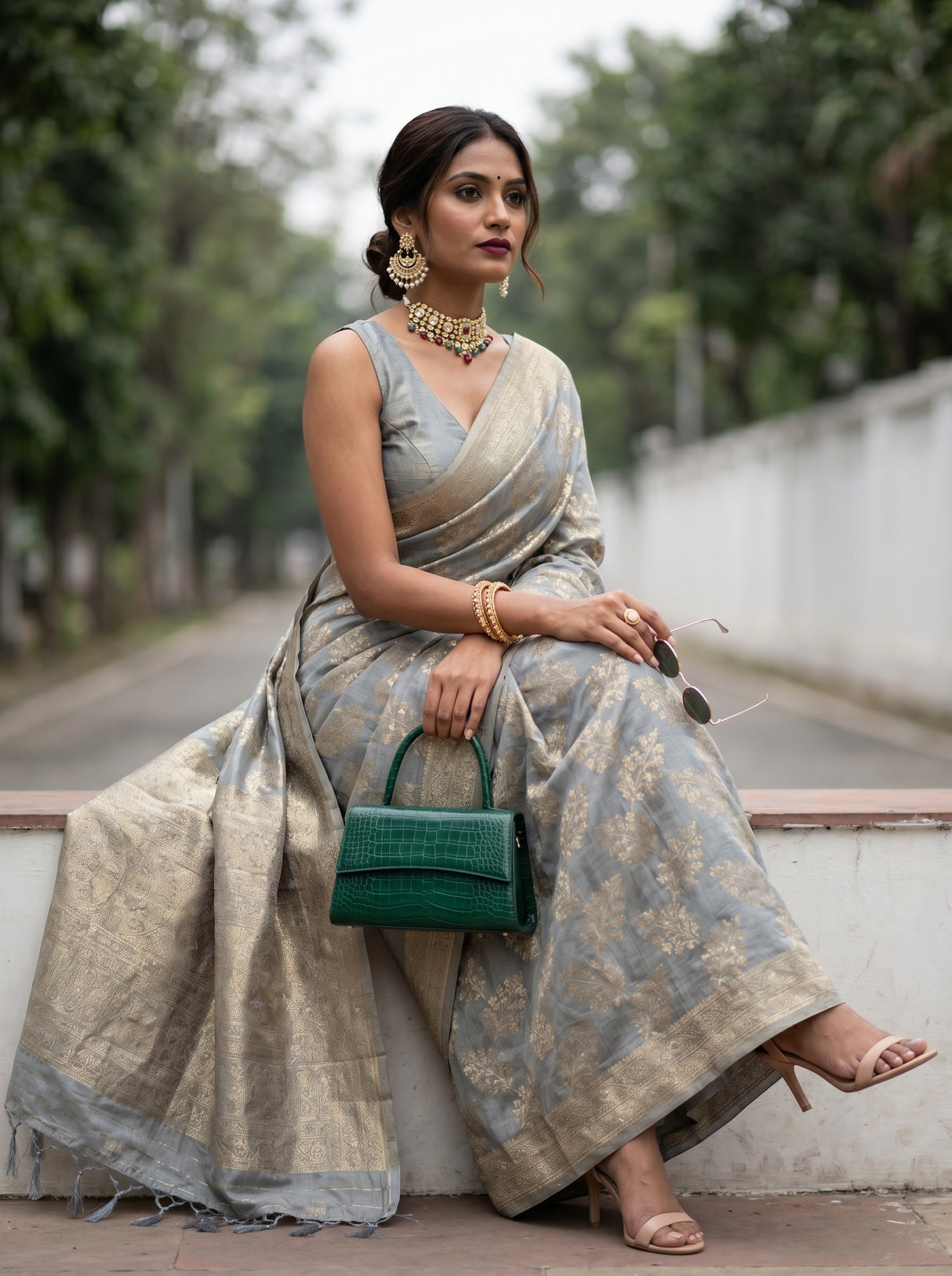 MIMOSA Saree Saree β pose 9 styling detail
