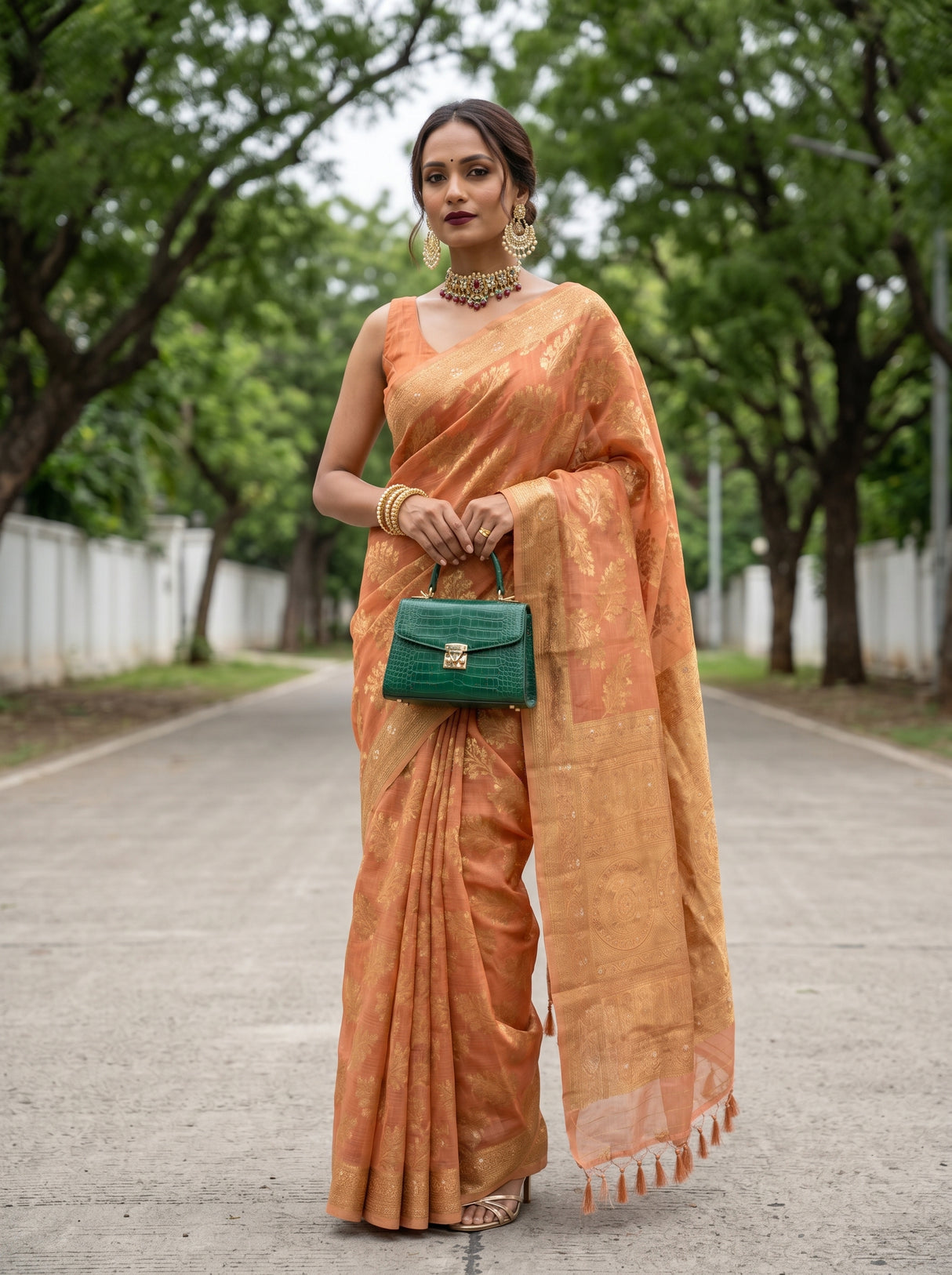 MIMOSA Saree Saree β pose 5 styling detail