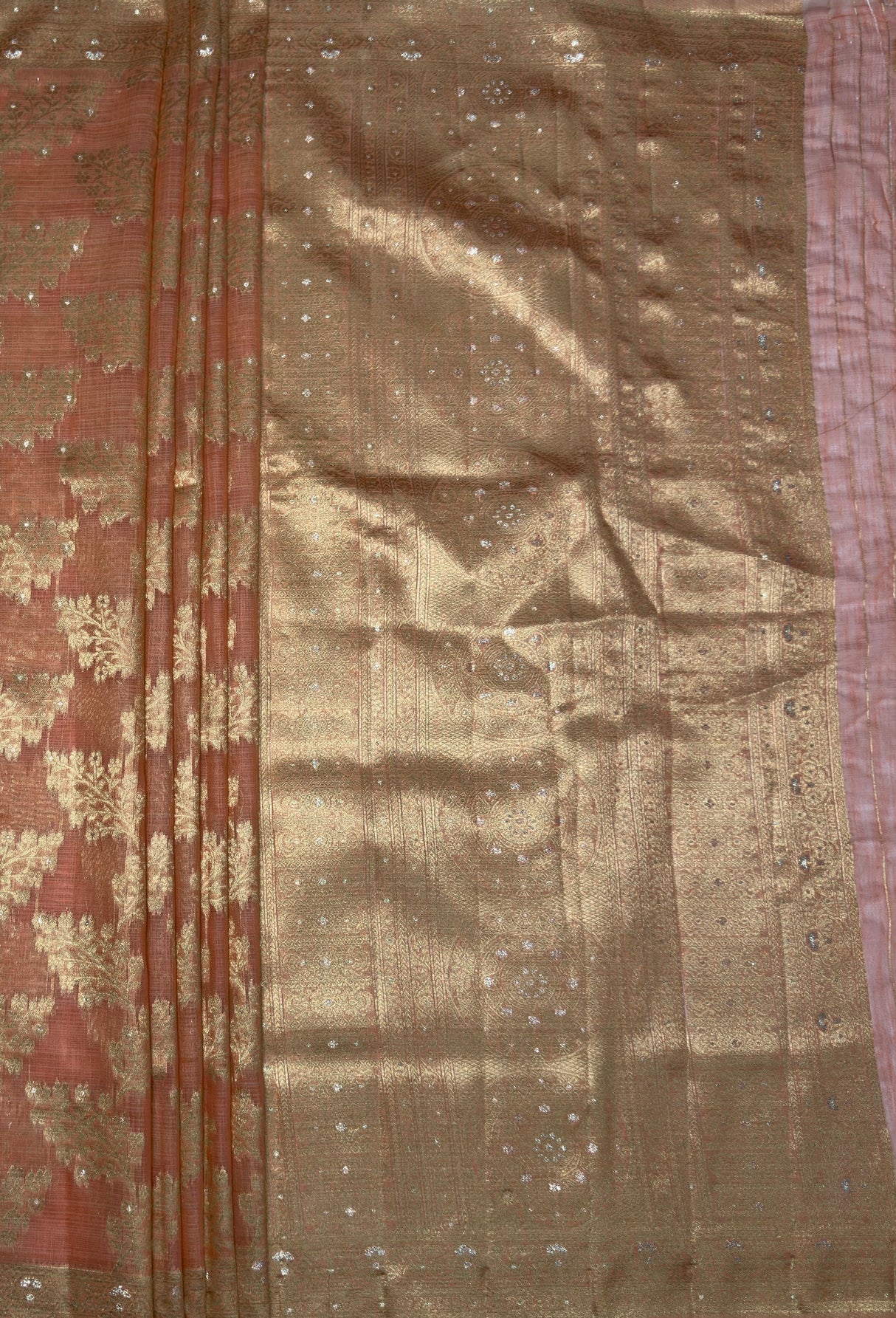 MIMOSA Saree Saree β pallu and zari work detail