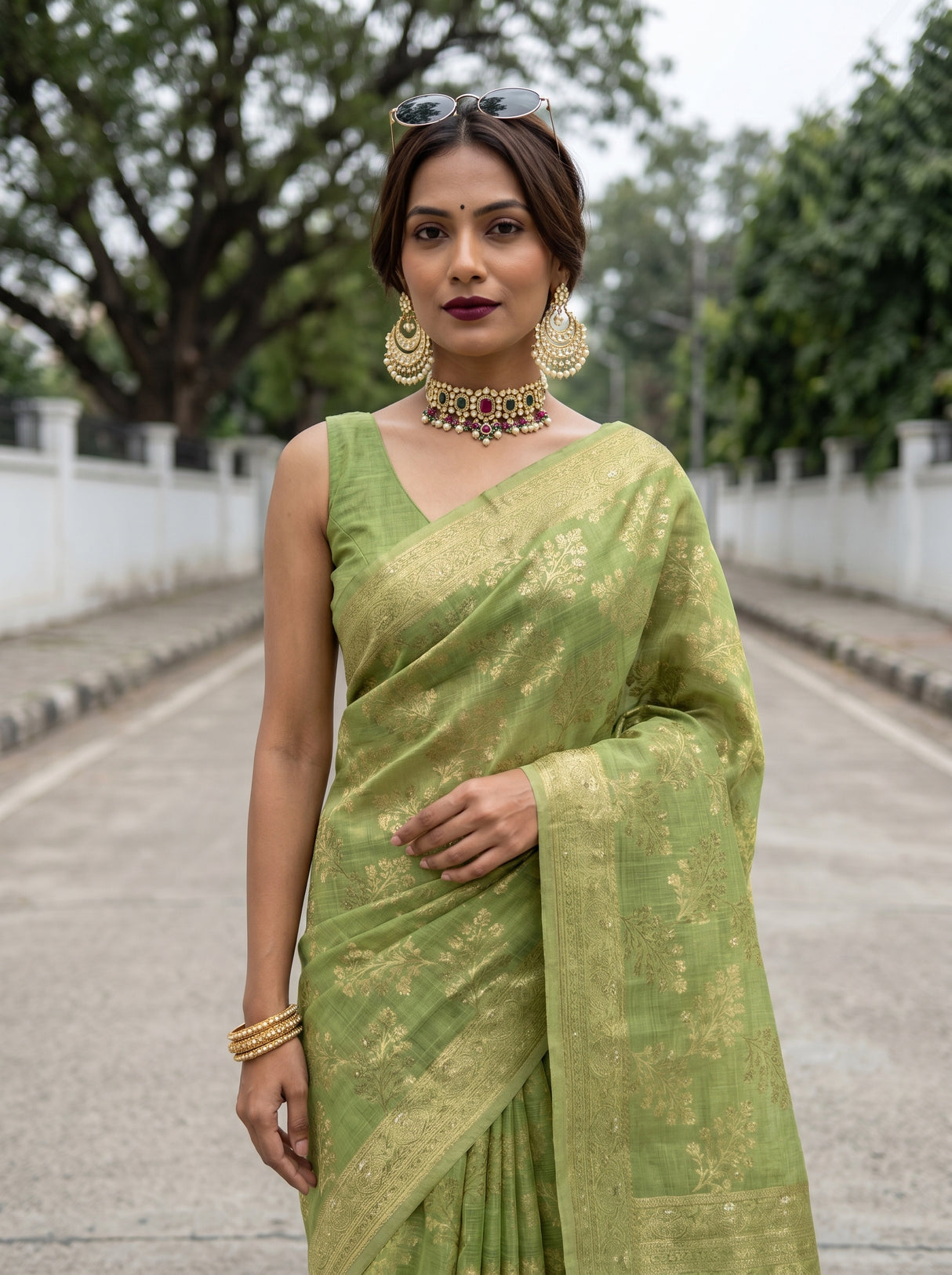 MIMOSA Saree Saree β pose 10 styling detail