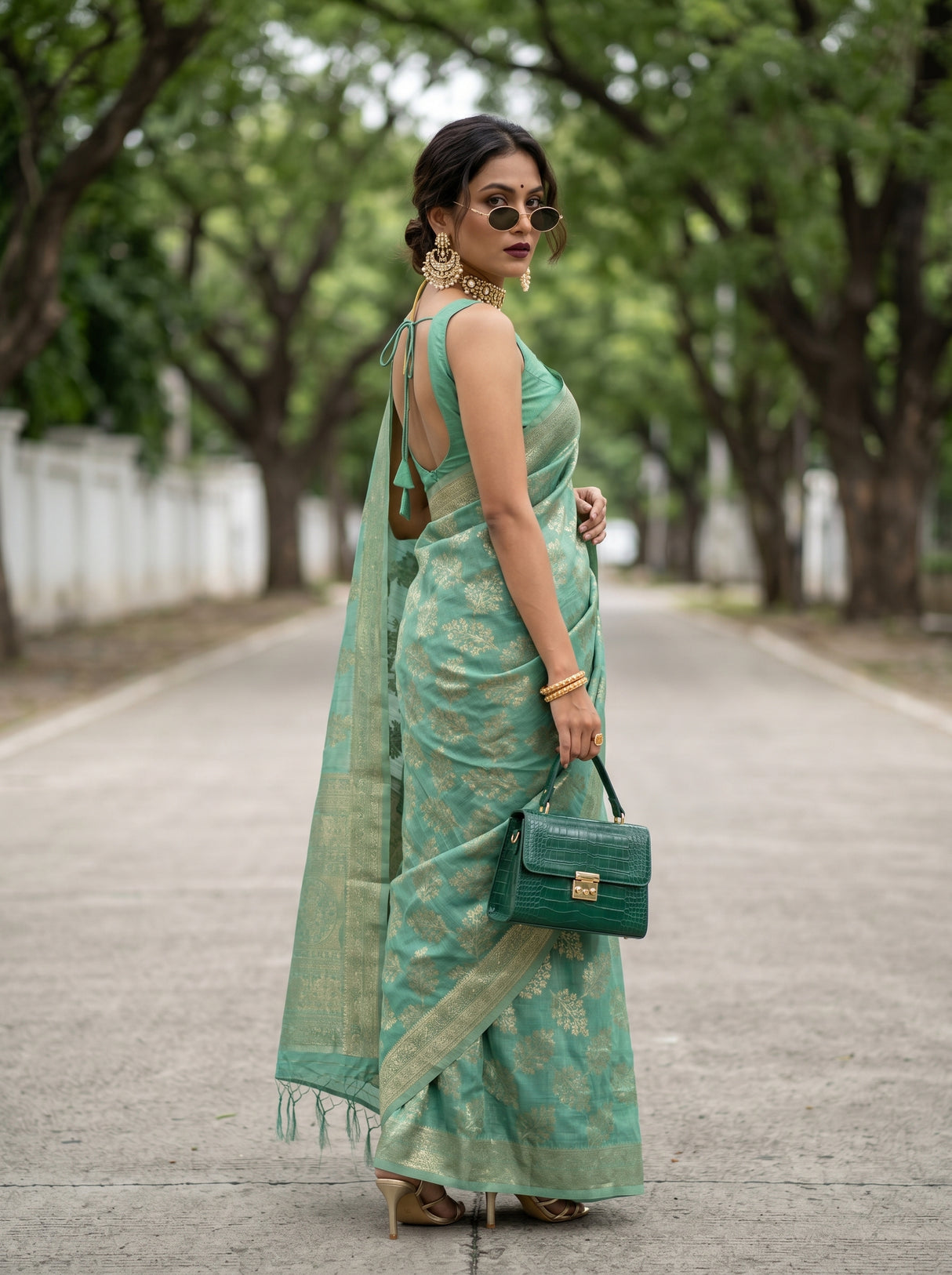 MIMOSA Saree Saree β pose 8 styling detail