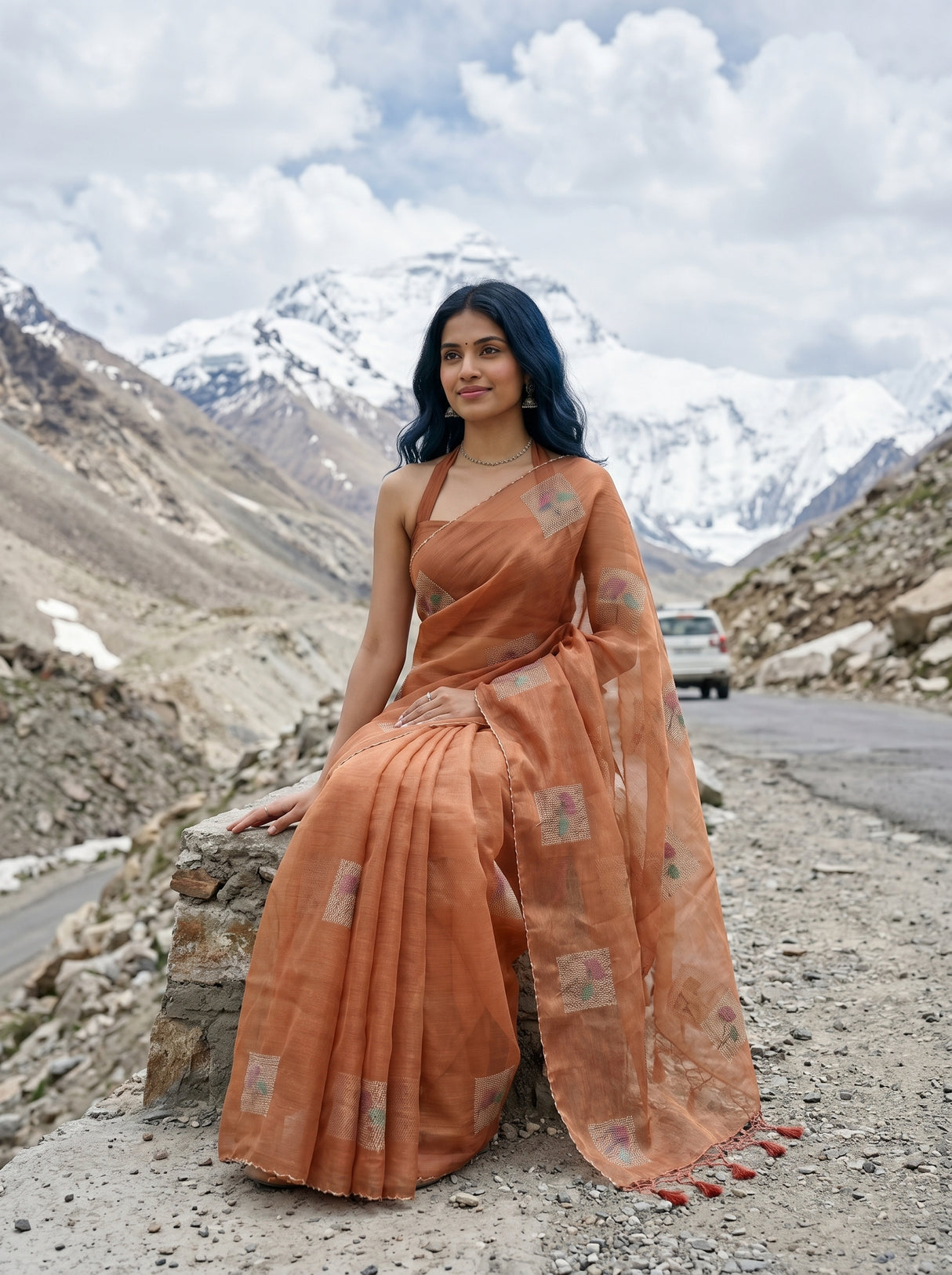 MIMOSA Saree Saree — pose 8 styling detail