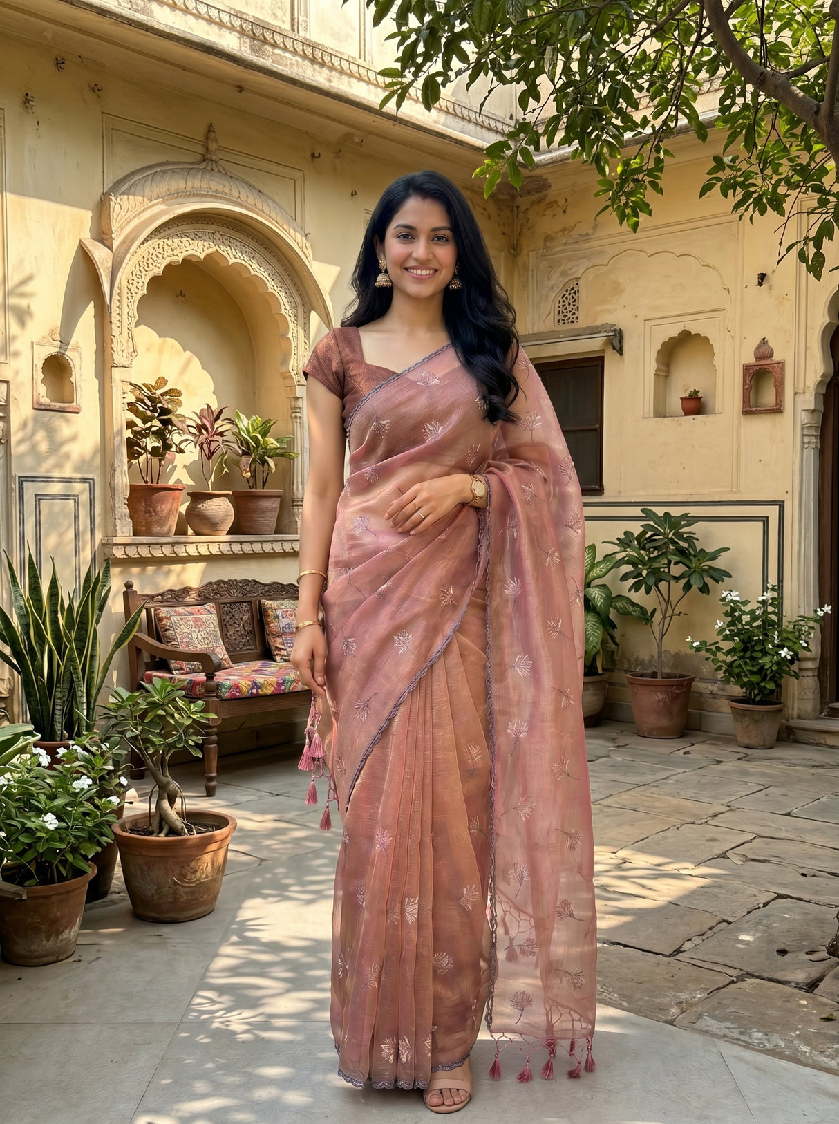 MIMOSA Saree Saree — pose 9 styling detail