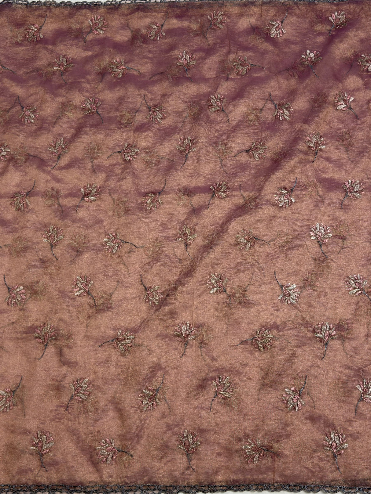 MIMOSA Saree Saree — pallu and zari work detail
