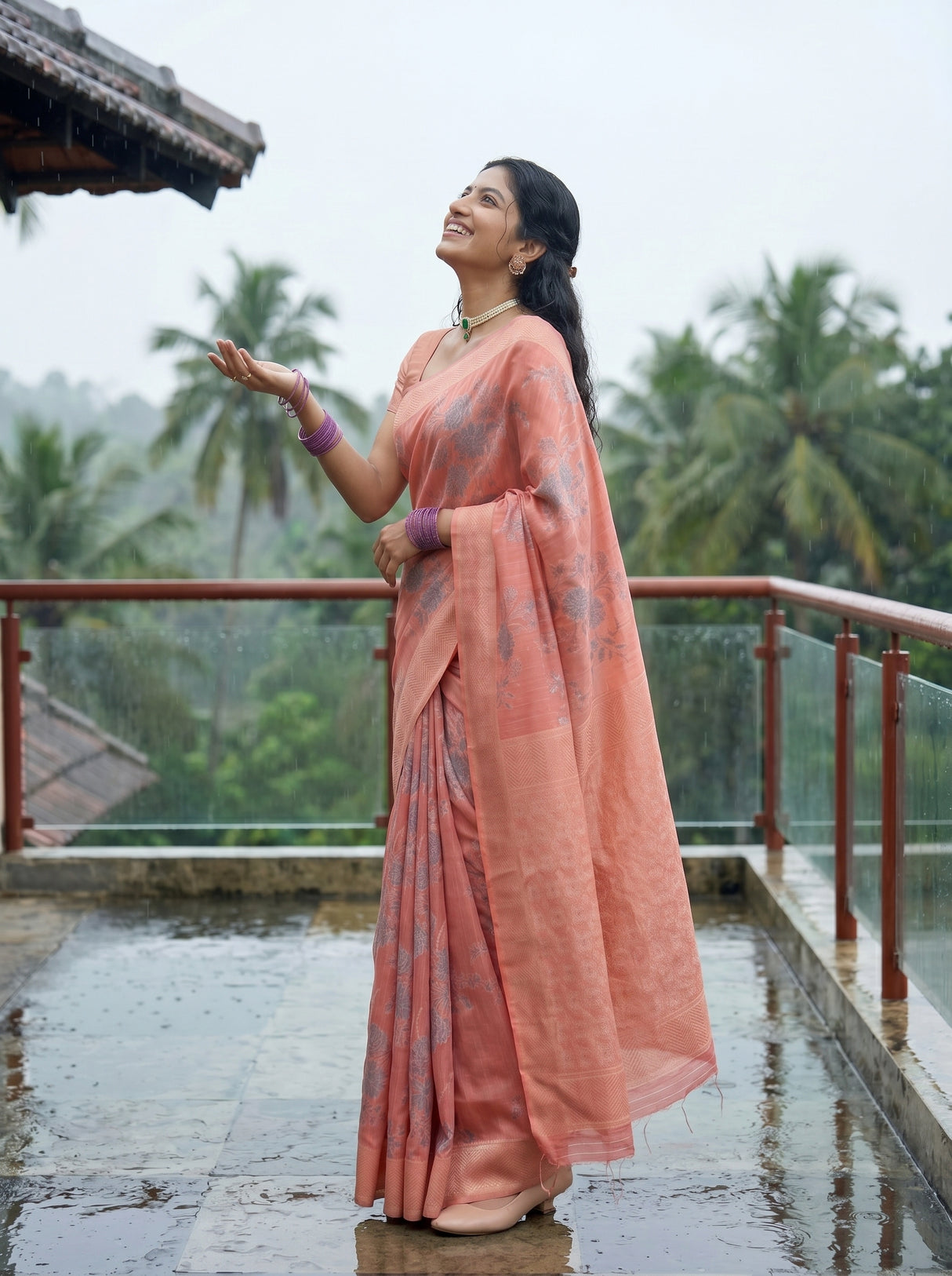 MIMOSA Saree Saree — pose 5 styling detail