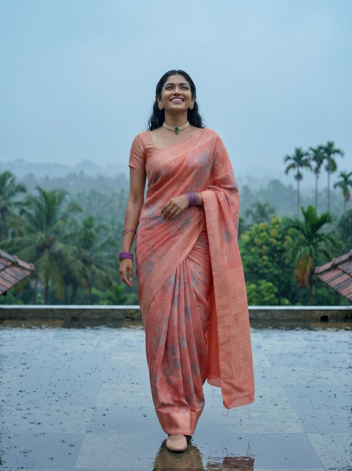 MIMOSA Saree Saree — pose 6 styling detail