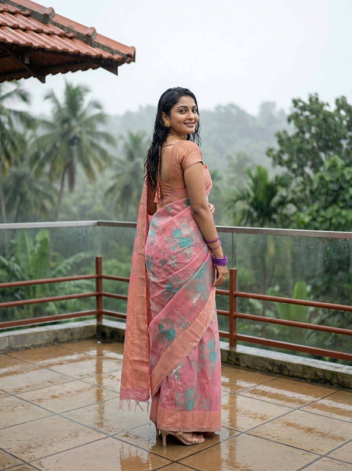MIMOSA Saree Saree — pose 7 styling detail