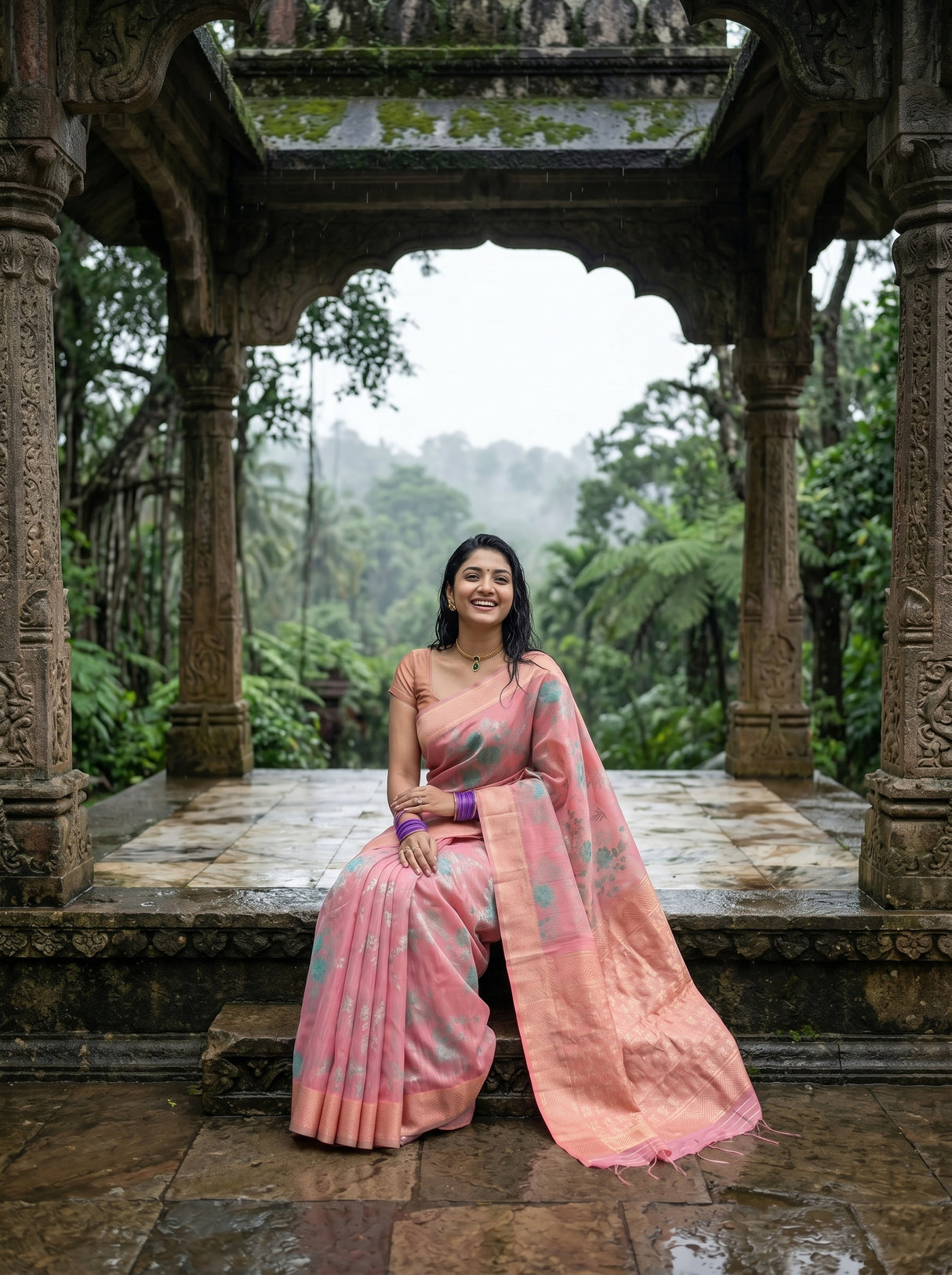 MIMOSA Saree Saree — pose 8 styling detail