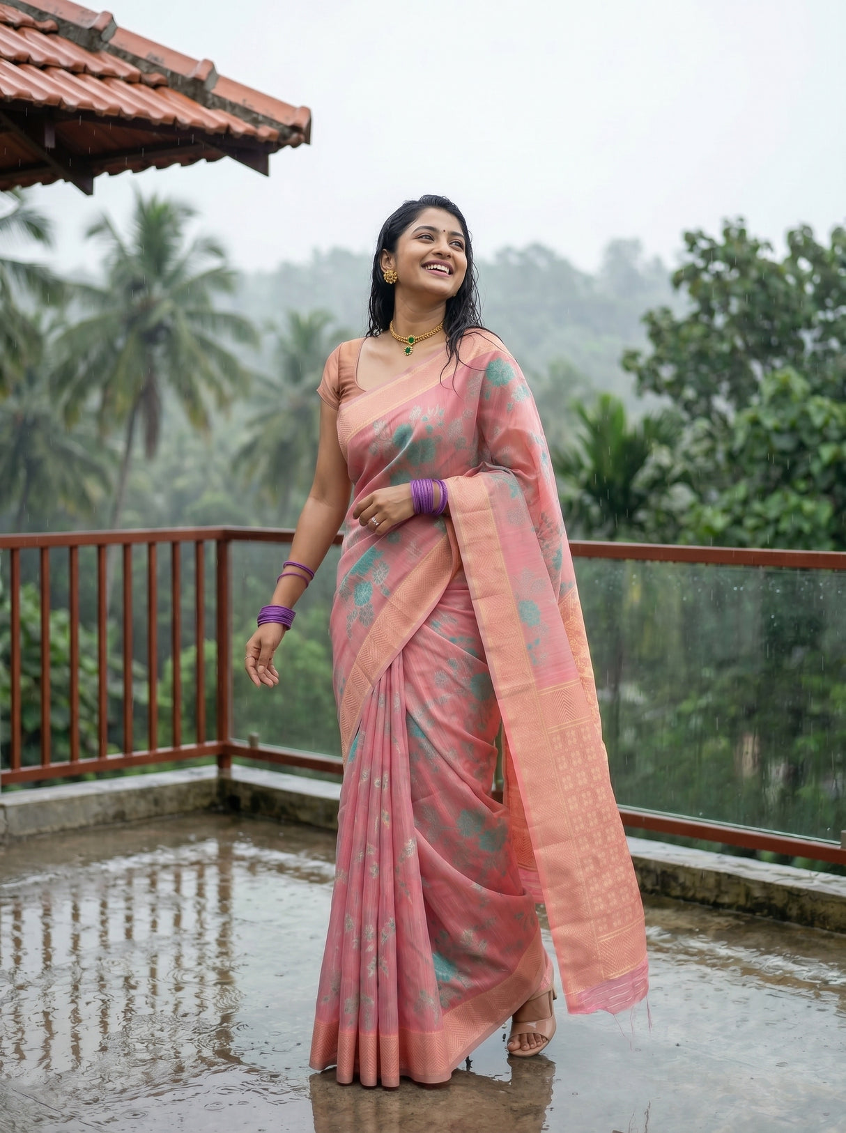 MIMOSA Saree Saree — pose 9 styling detail