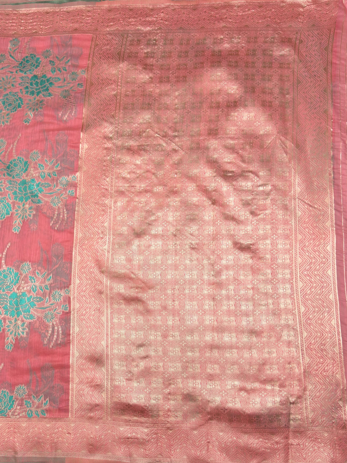 MIMOSA Saree Saree — pallu and zari work detail