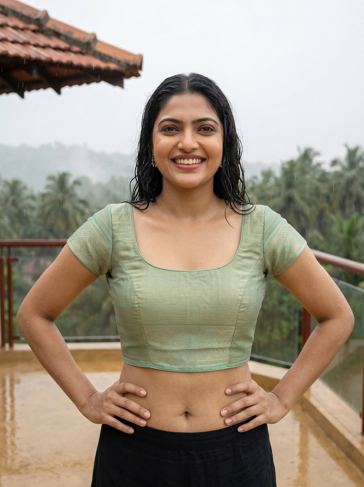 MIMOSA Saree Saree — blouse close-up