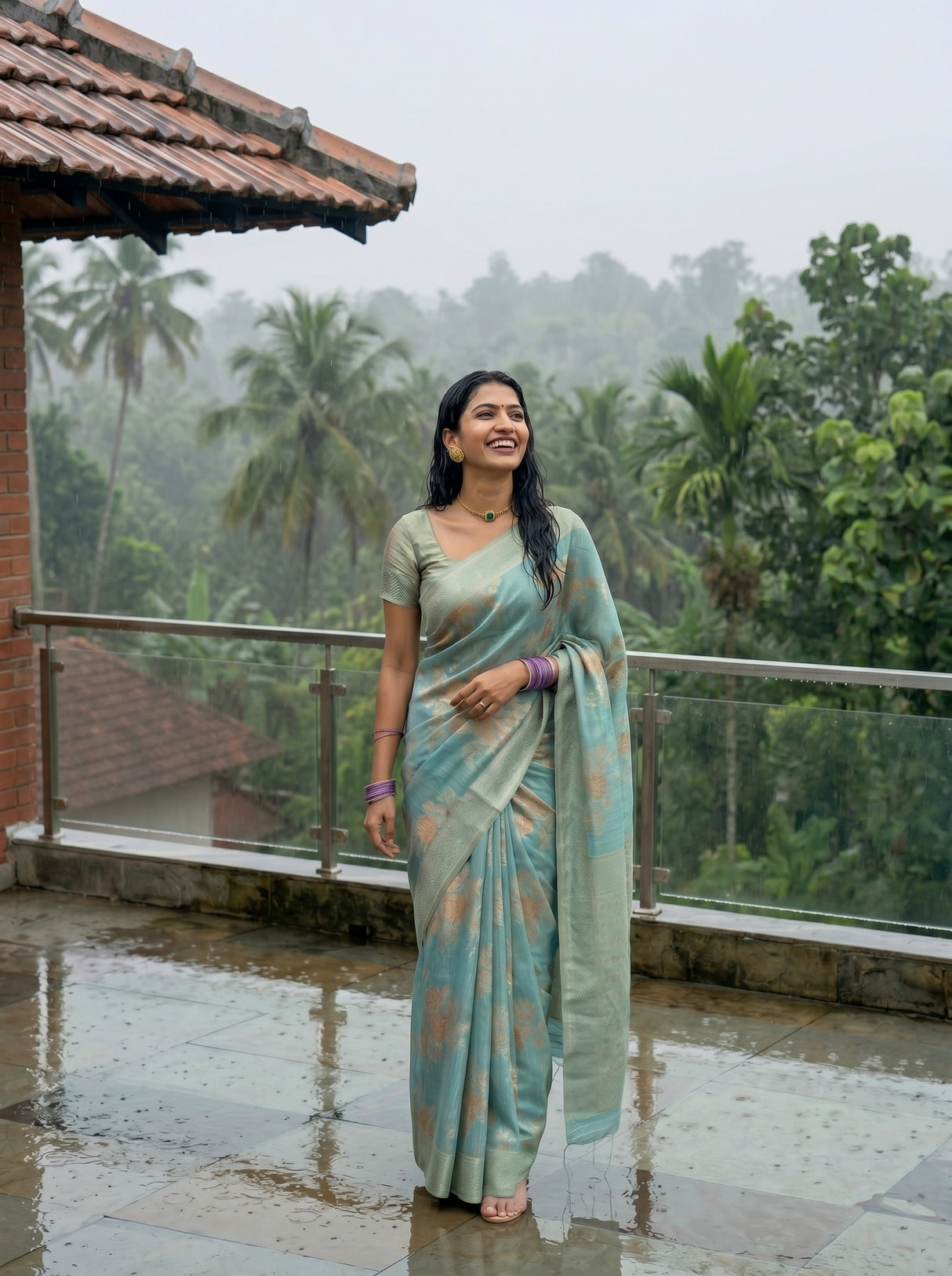 MIMOSA Saree Saree — pose 9 styling detail