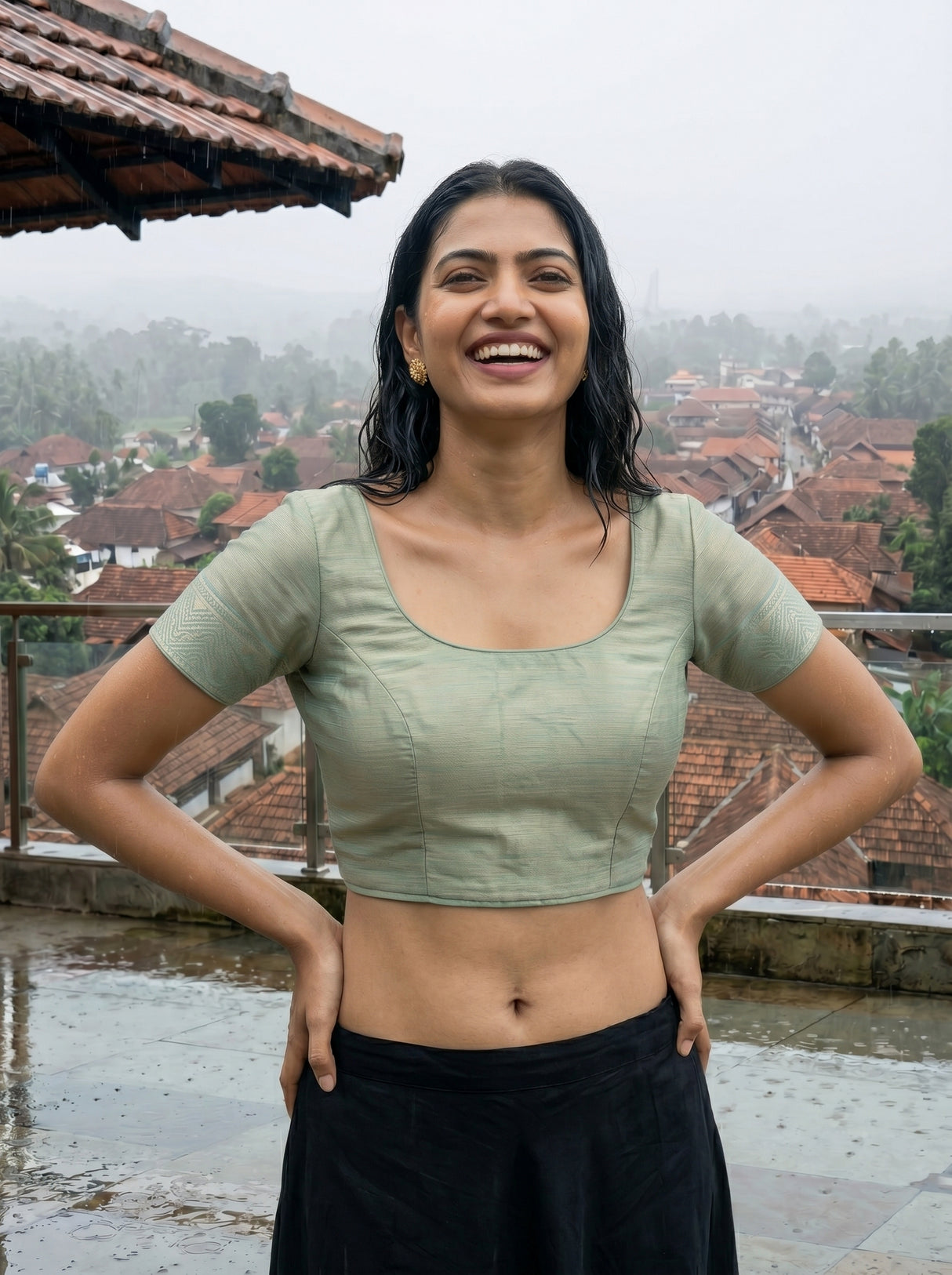MIMOSA Saree Saree — blouse close-up