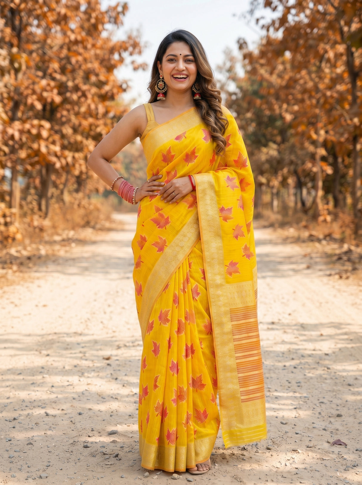 MIMOSA Saree Saree — pose 4 styling detail