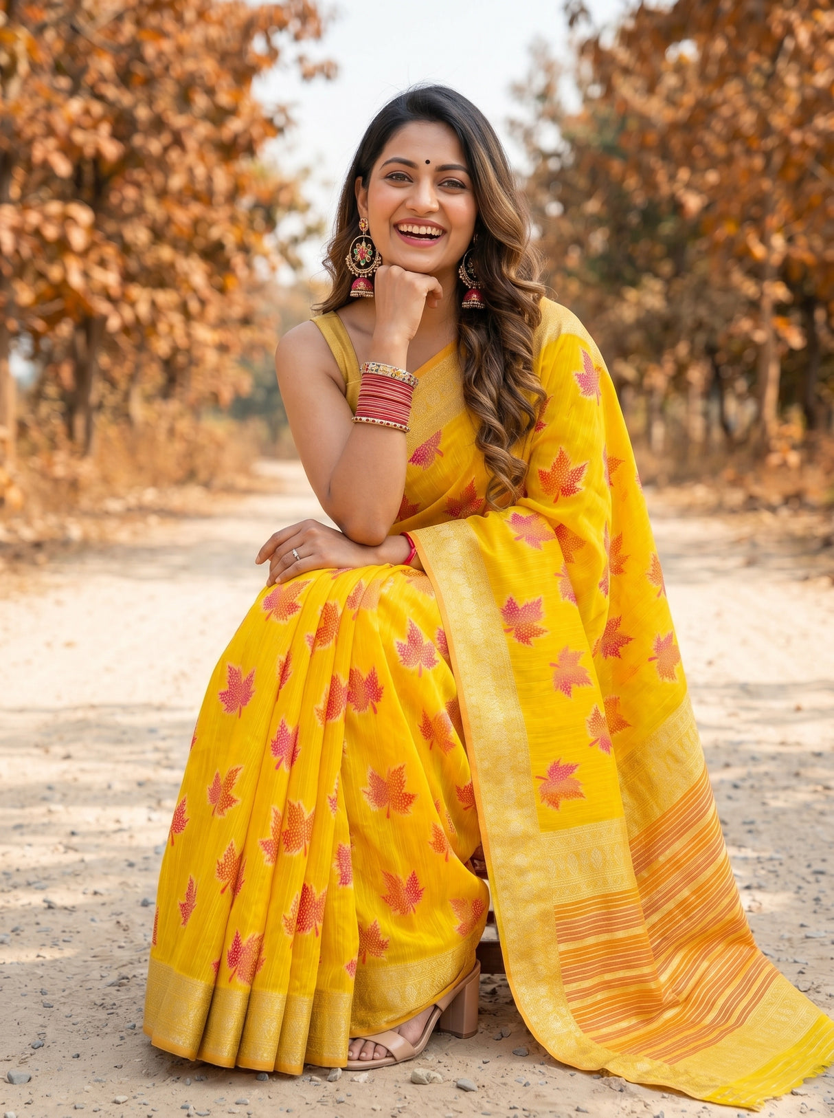 MIMOSA Saree Saree — pose 8 styling detail