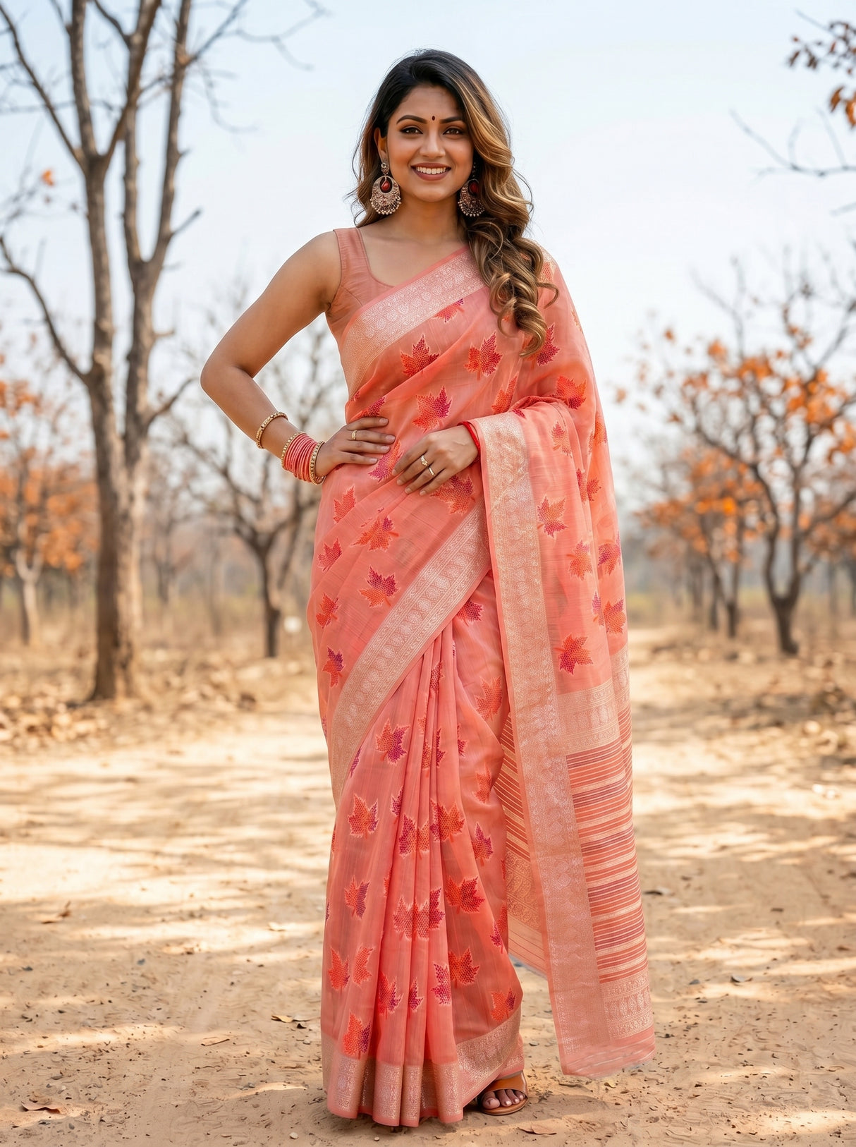 MIMOSA Saree Saree — pose 4 styling detail