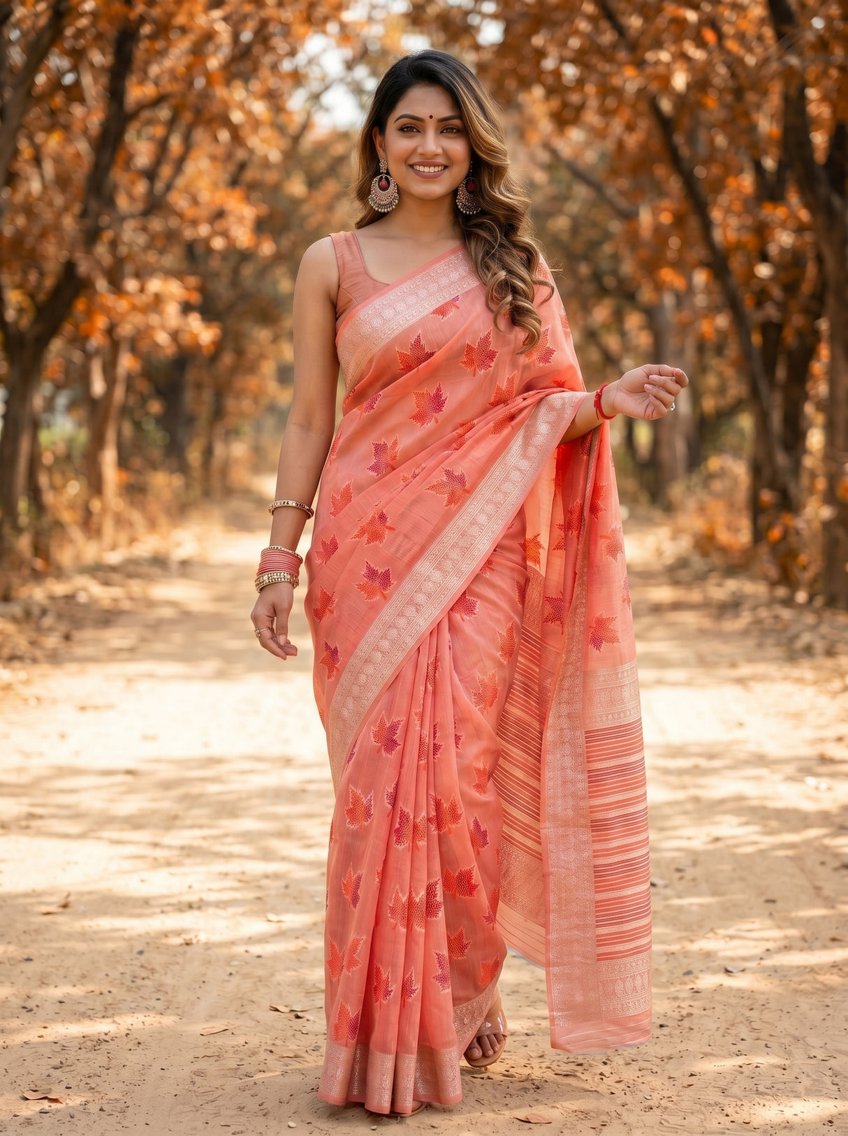 MIMOSA Saree Saree — pose 6 styling detail